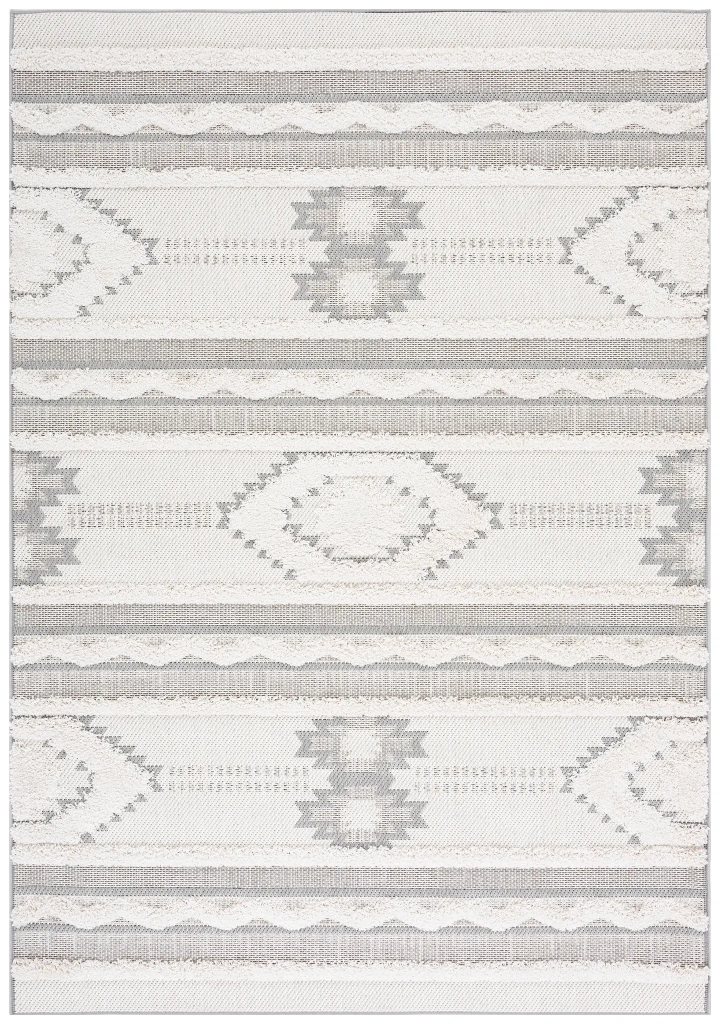 Cottage Tribal Banded Outdoor Rug