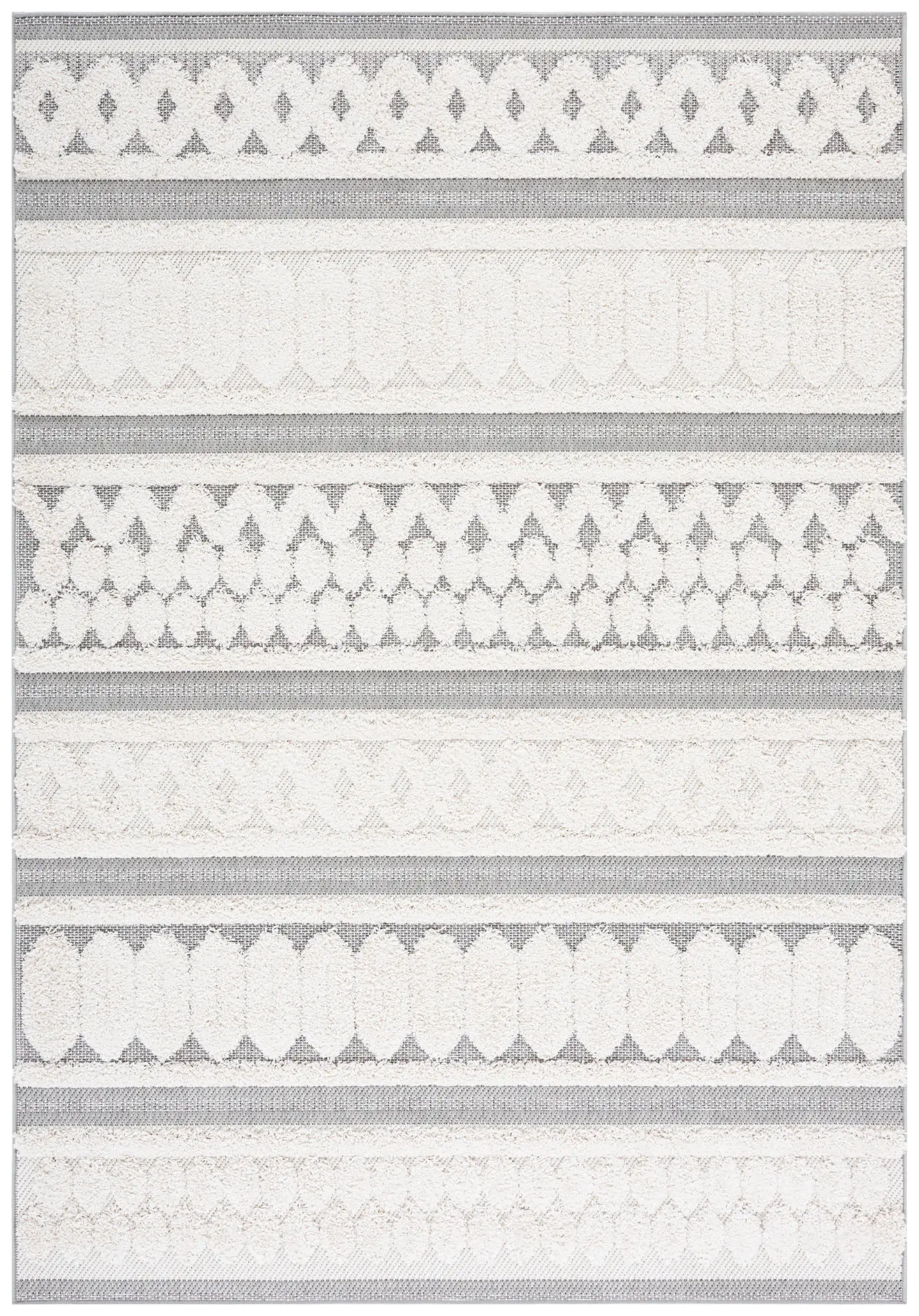 Cottage Textured Stripe Outdoor Rug