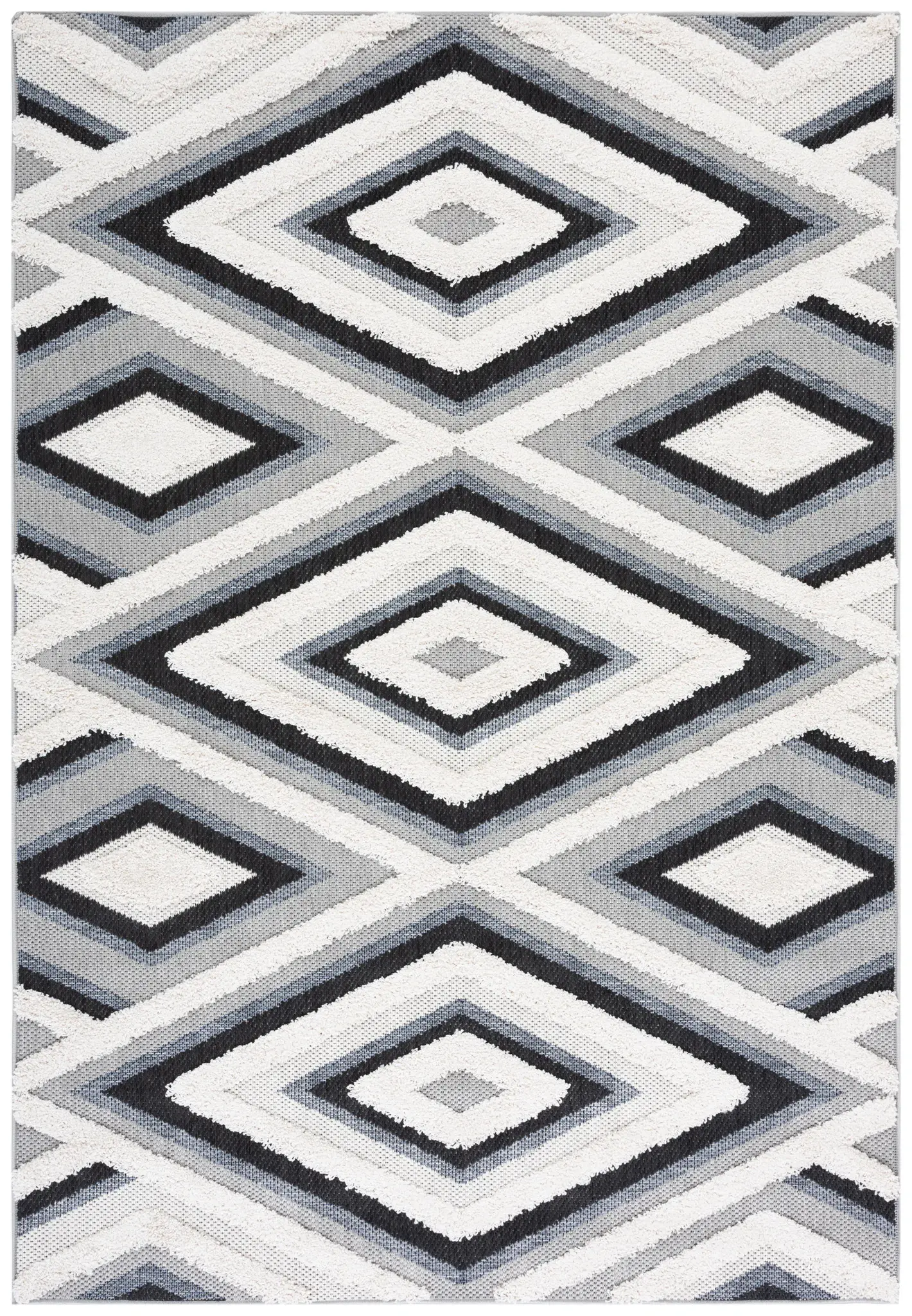 Cottage Nested Diamond Outdoor Rug