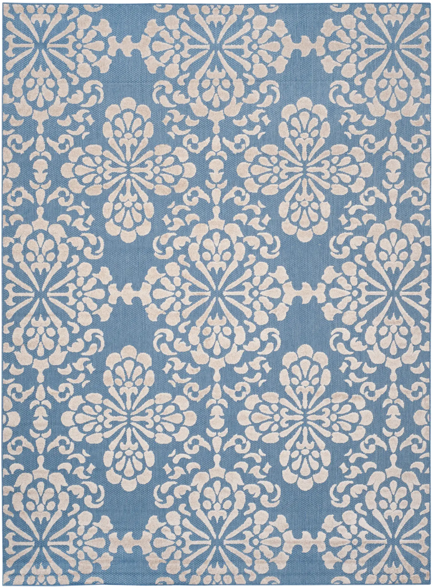 Cottage Damask Outdoor Rug