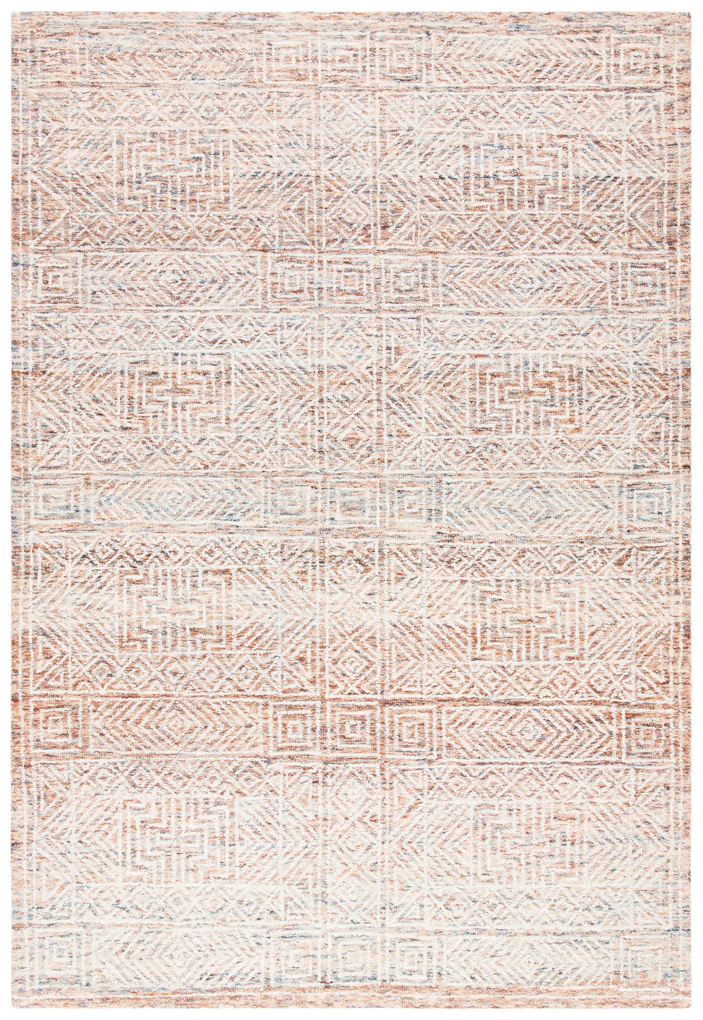 Capri Diamond Grid Hand-Tufted Wool Rug
