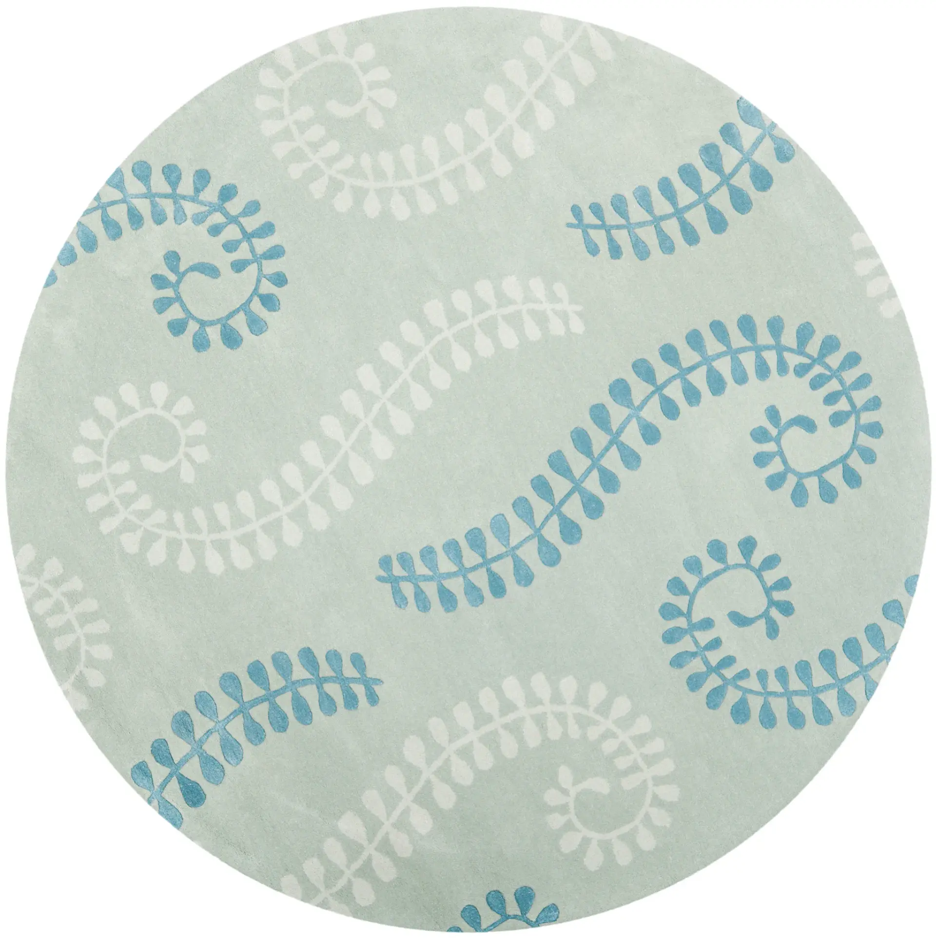Capri Fern Hand-Tufted Wool Rug