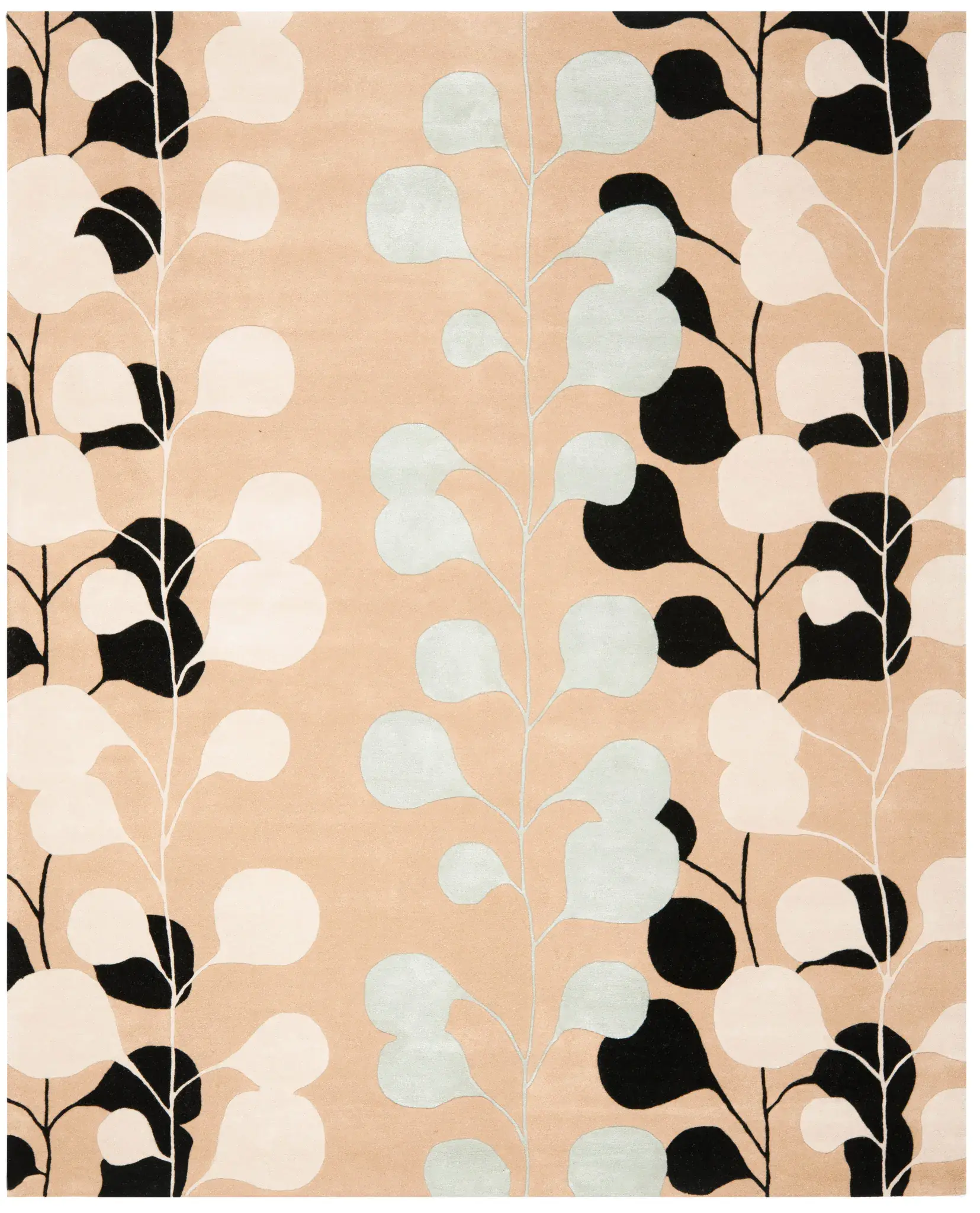 Capri Leaf Vine Hand-Tufted Wool Rug