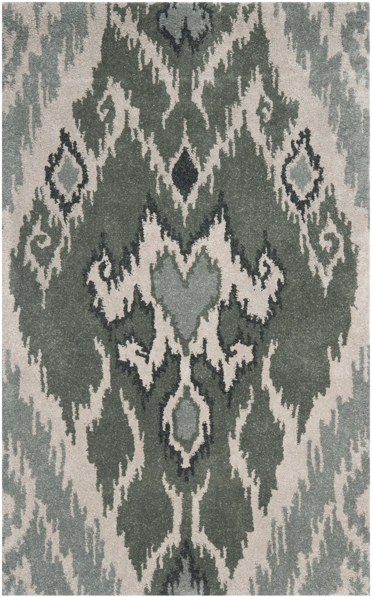 Capri Ikat Hand-Tufted Wool Rug