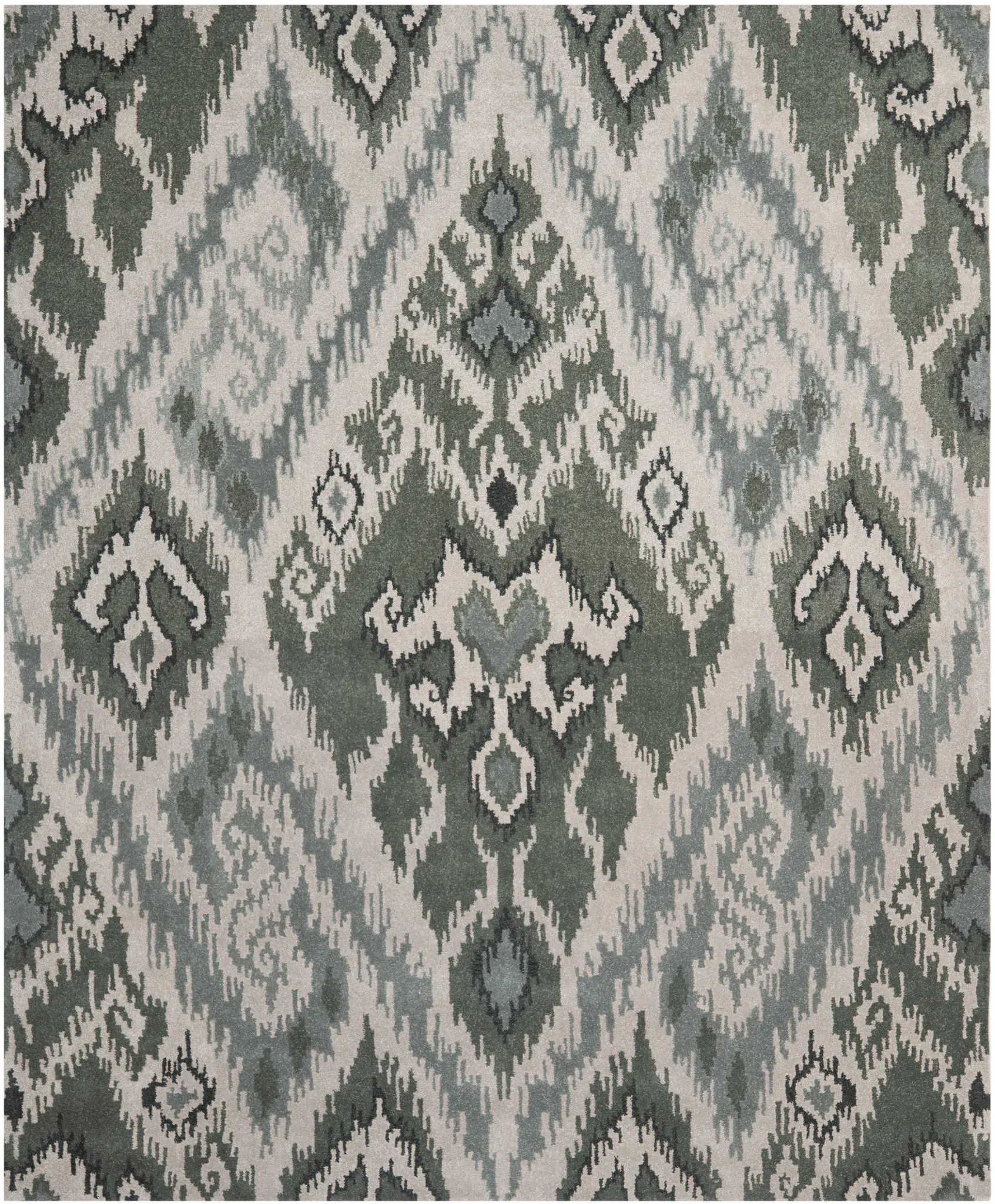 Capri Ikat Hand-Tufted Wool Rug