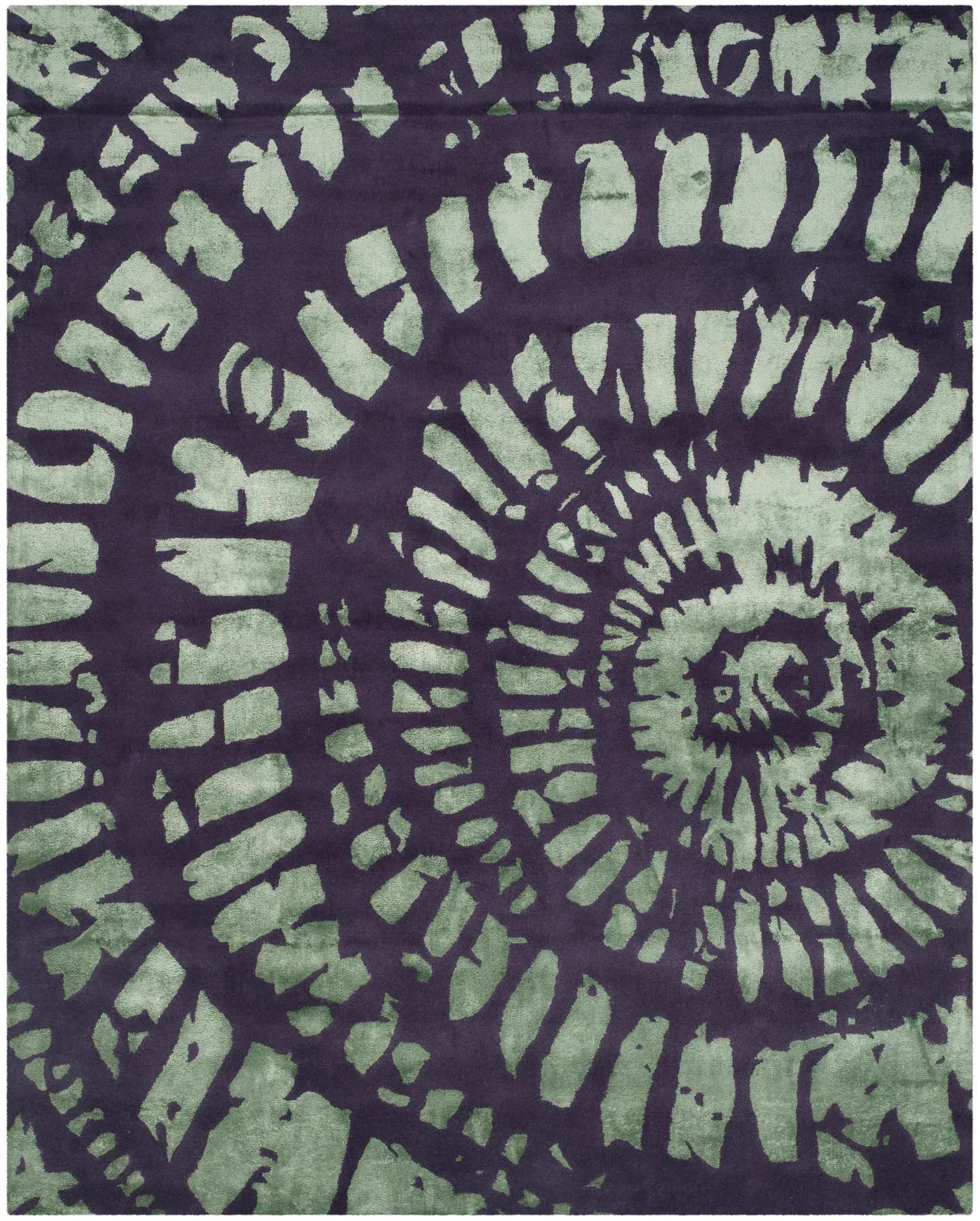 Capri Concentric Dashes Hand-Tufted Wool Rug