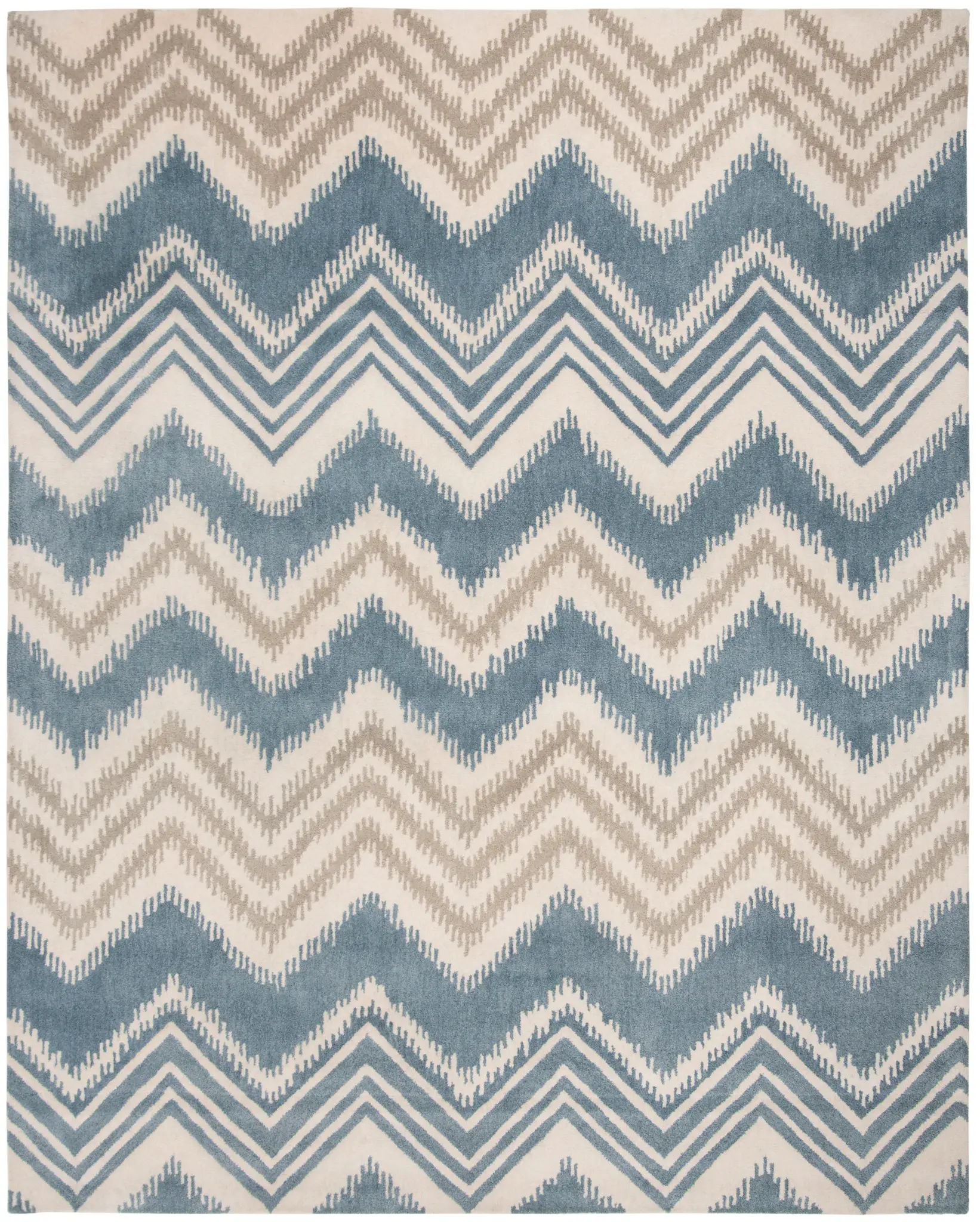 Capri Zigzag Hand-Tufted Wool Rug