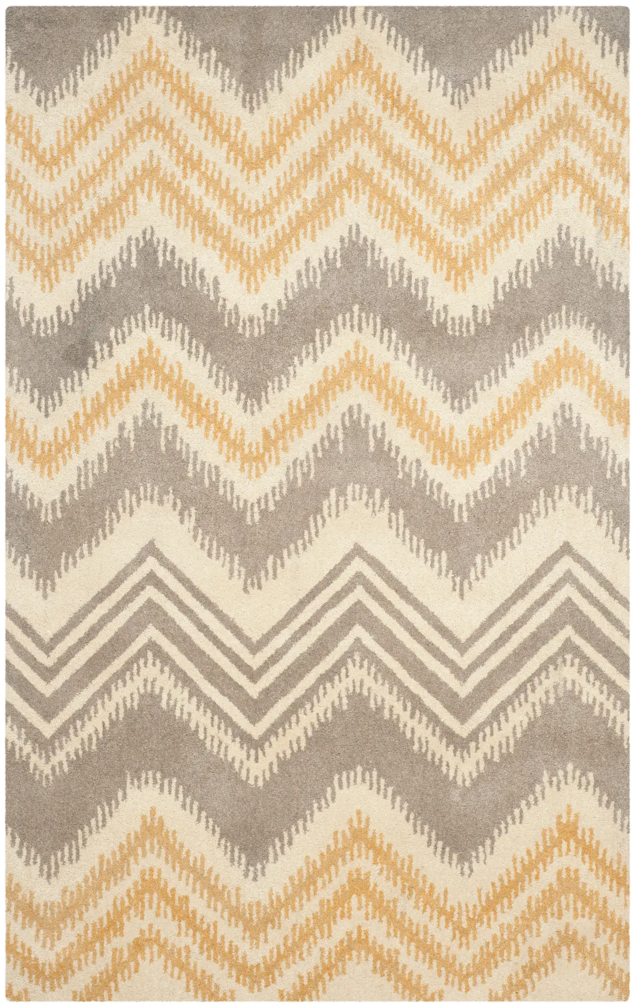 Capri Zigzag Hand-Tufted Wool Rug