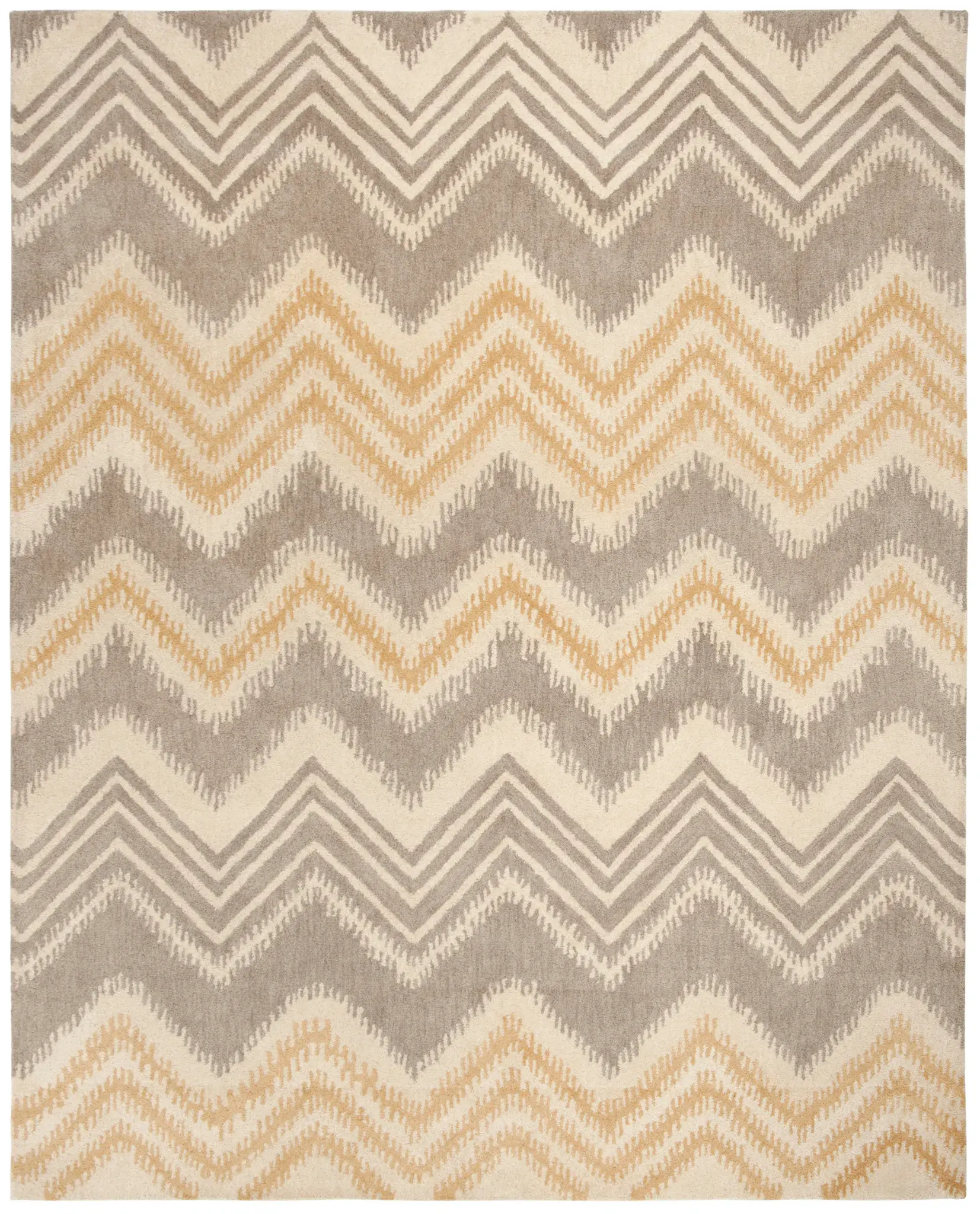 Capri Zigzag Hand-Tufted Wool Rug