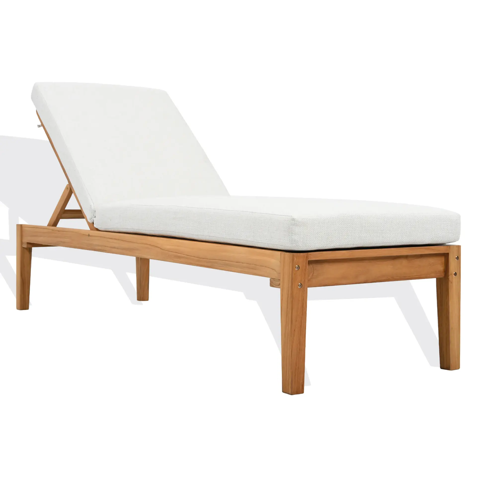 Montclair Teak Chaise Lounge
