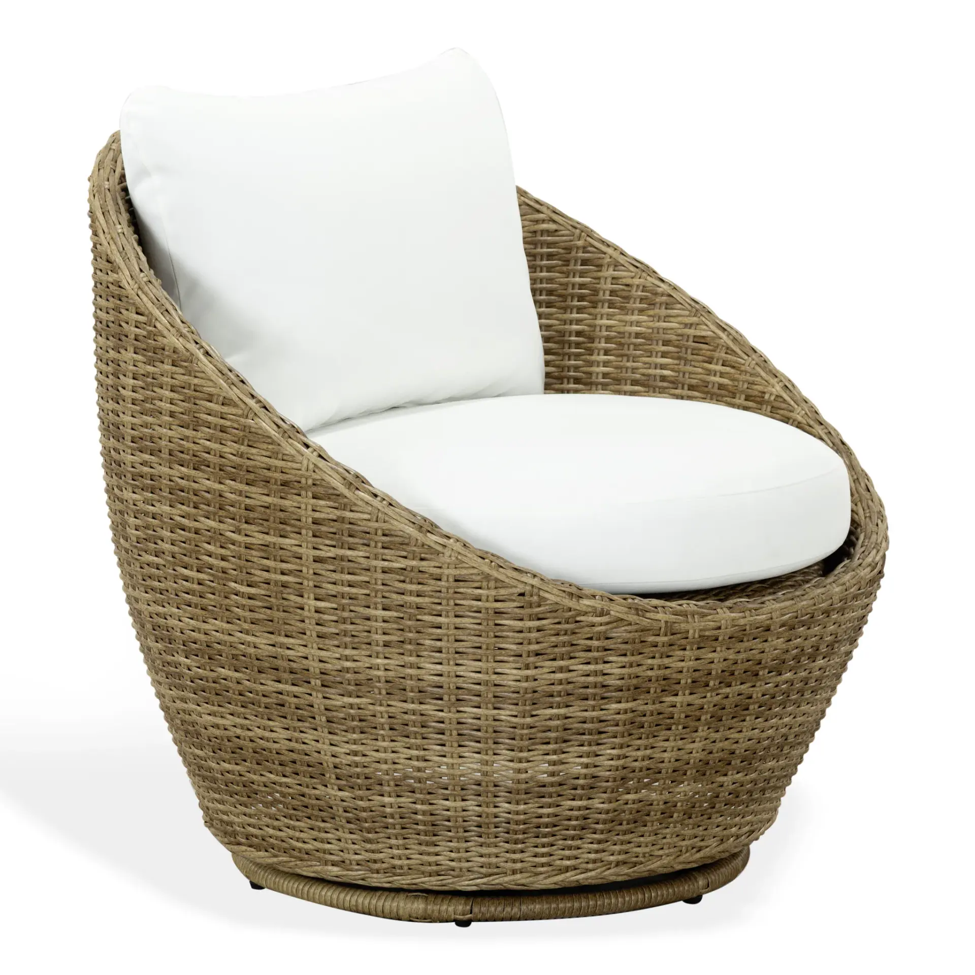 Clarisse Wicker Swivel Patio Chair