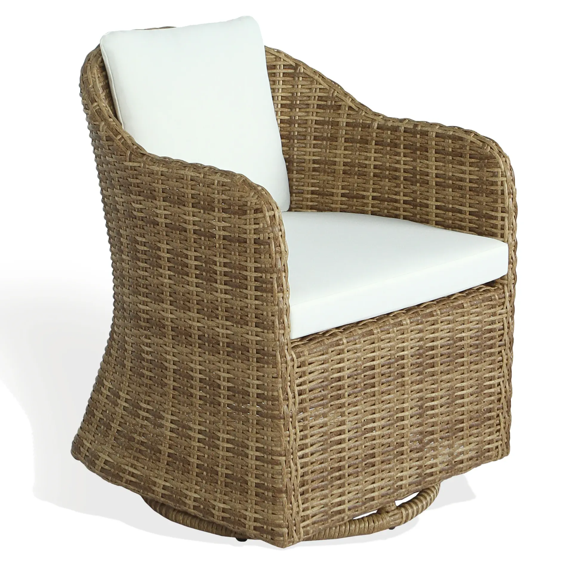 Melbourne Wicker Swivel Patio Dining Chair