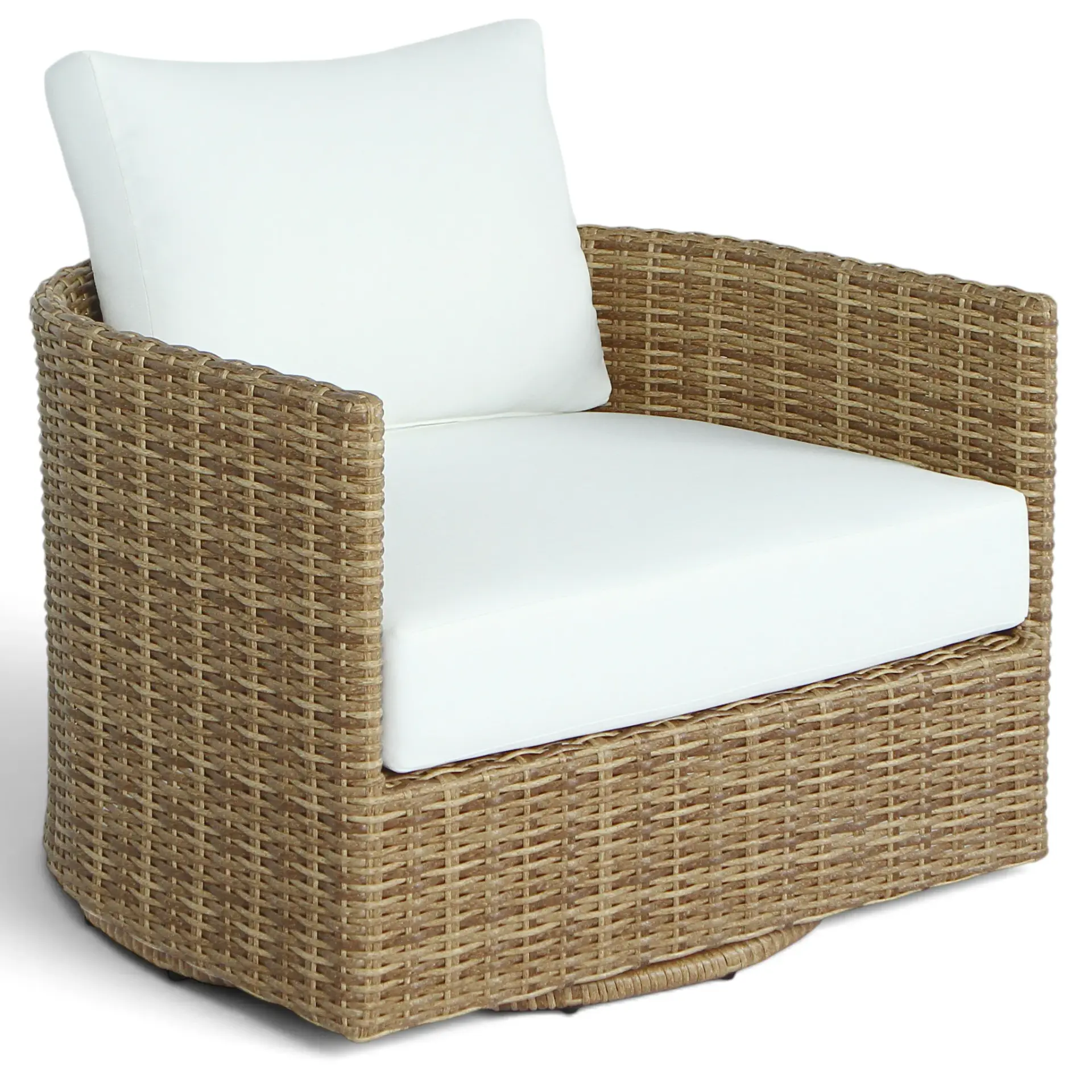 Anguilla Wicker Swivel Patio Chair