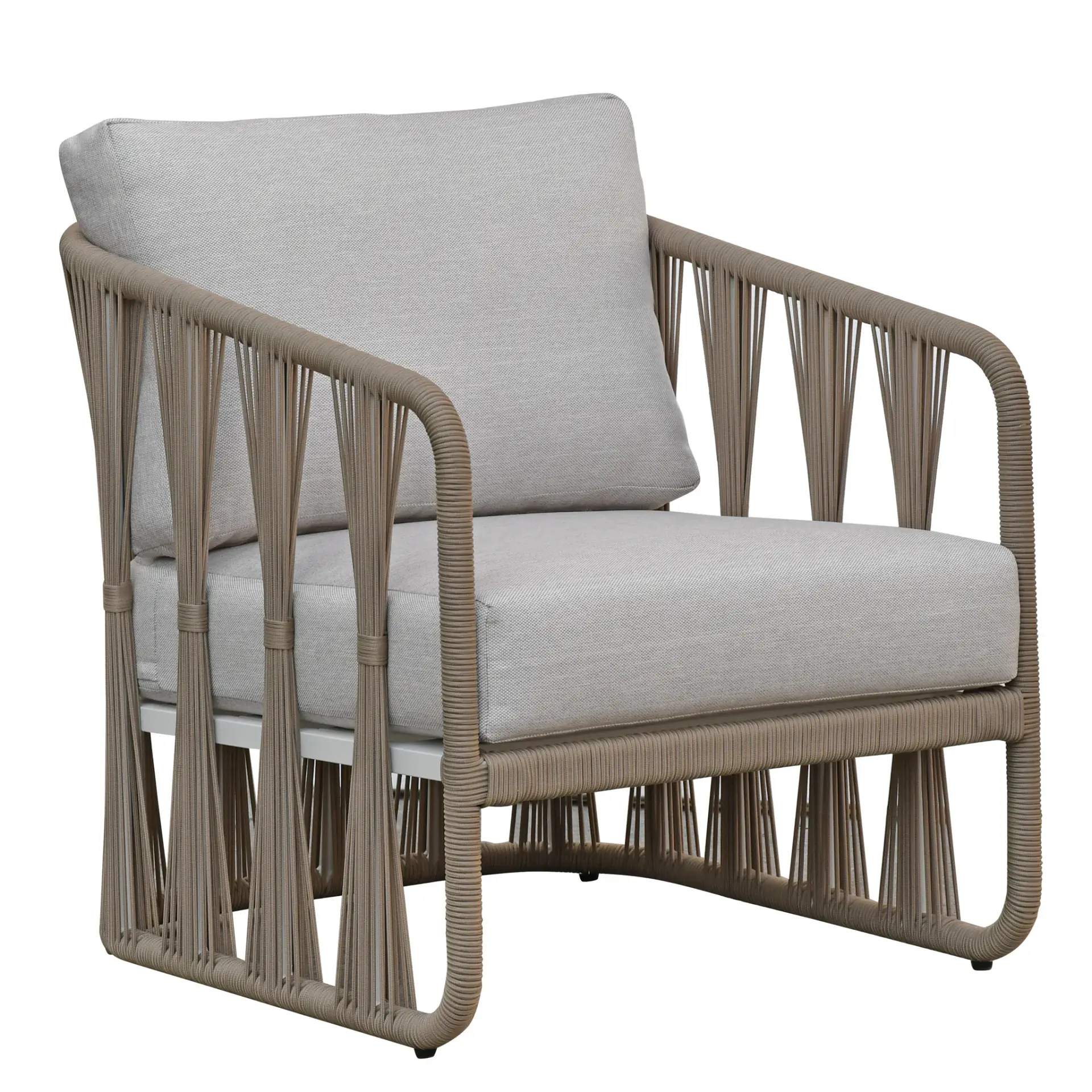 Franklyn Rope And Aluminum Patio Chair