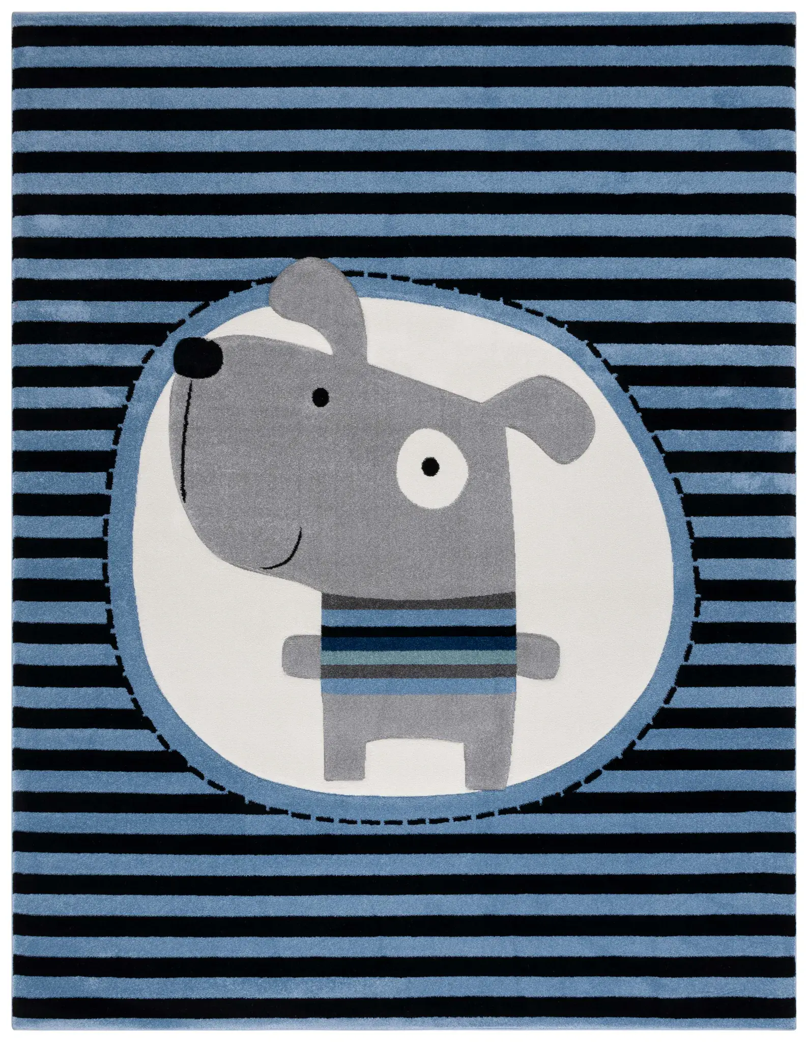 Carousel Kids Cartoon Dog Rug