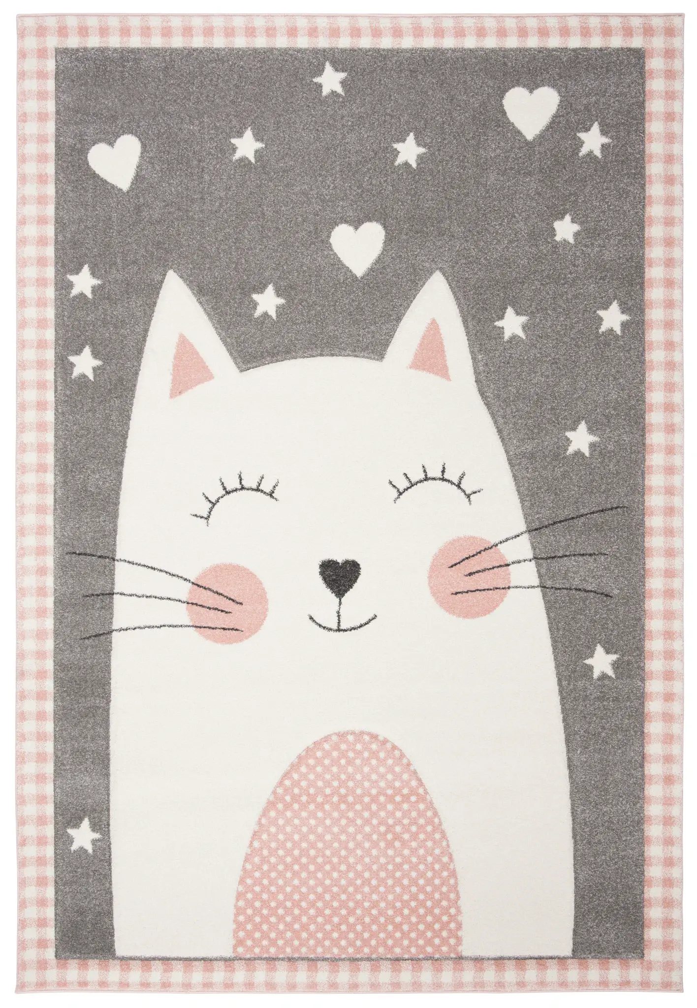 Carousel Kids Cat And Stars Rug