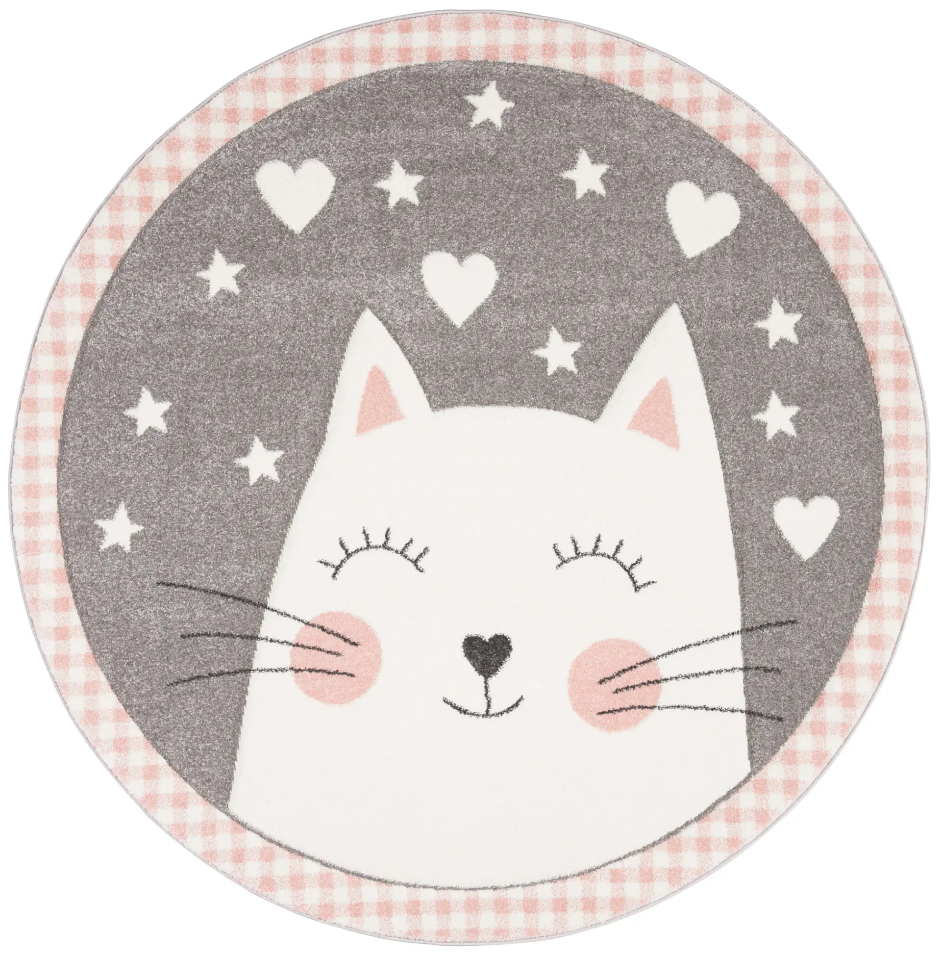 Carousel Kids Cat And Stars Rug