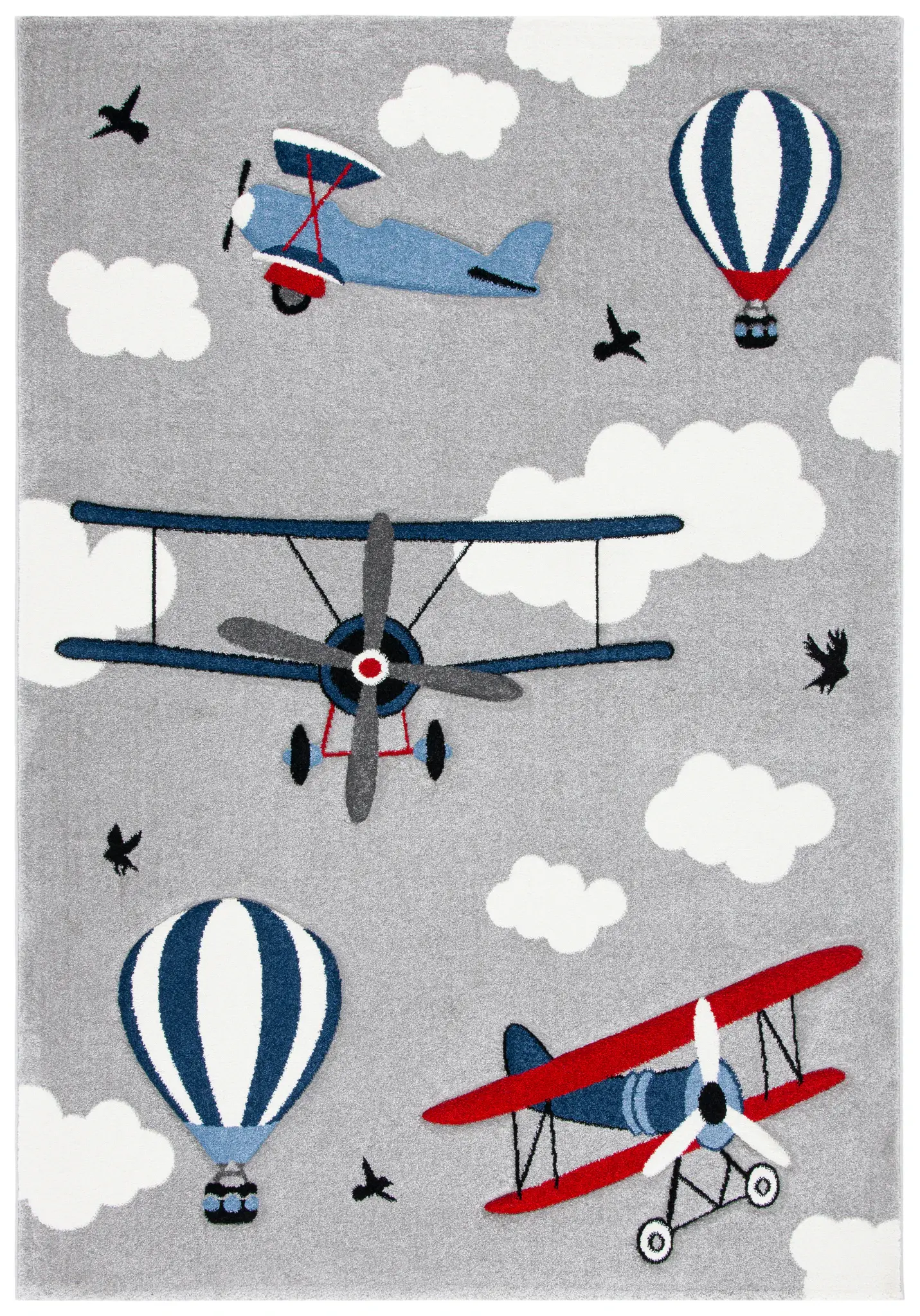 Carousel Kids Aviation Sky Rug