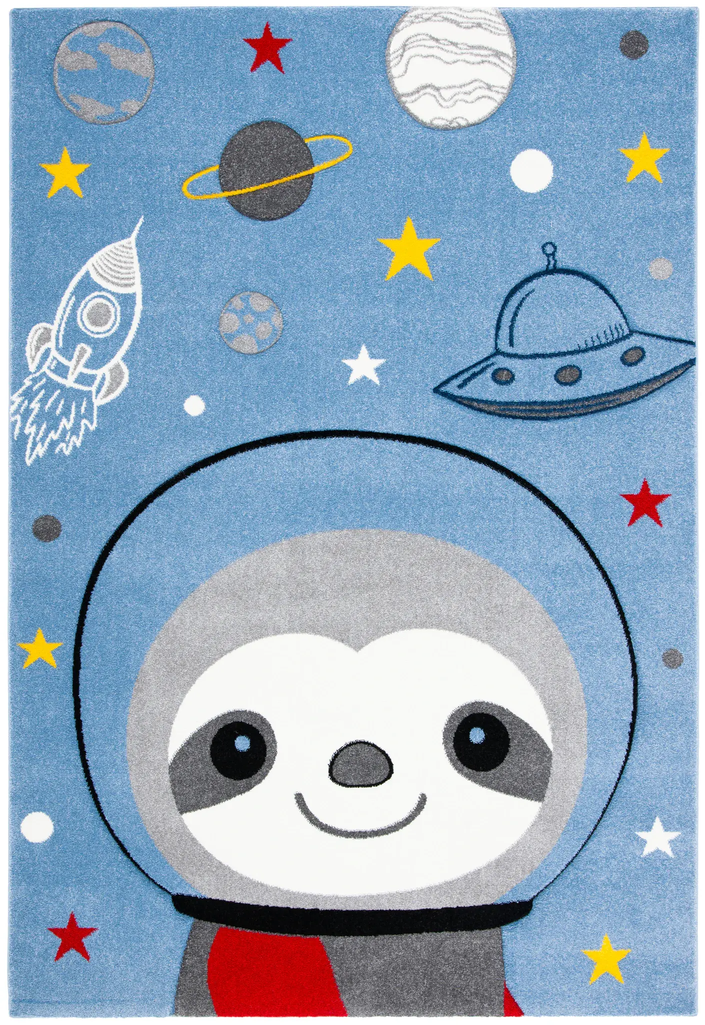Carousel Kids Astronaut Sloth Rug