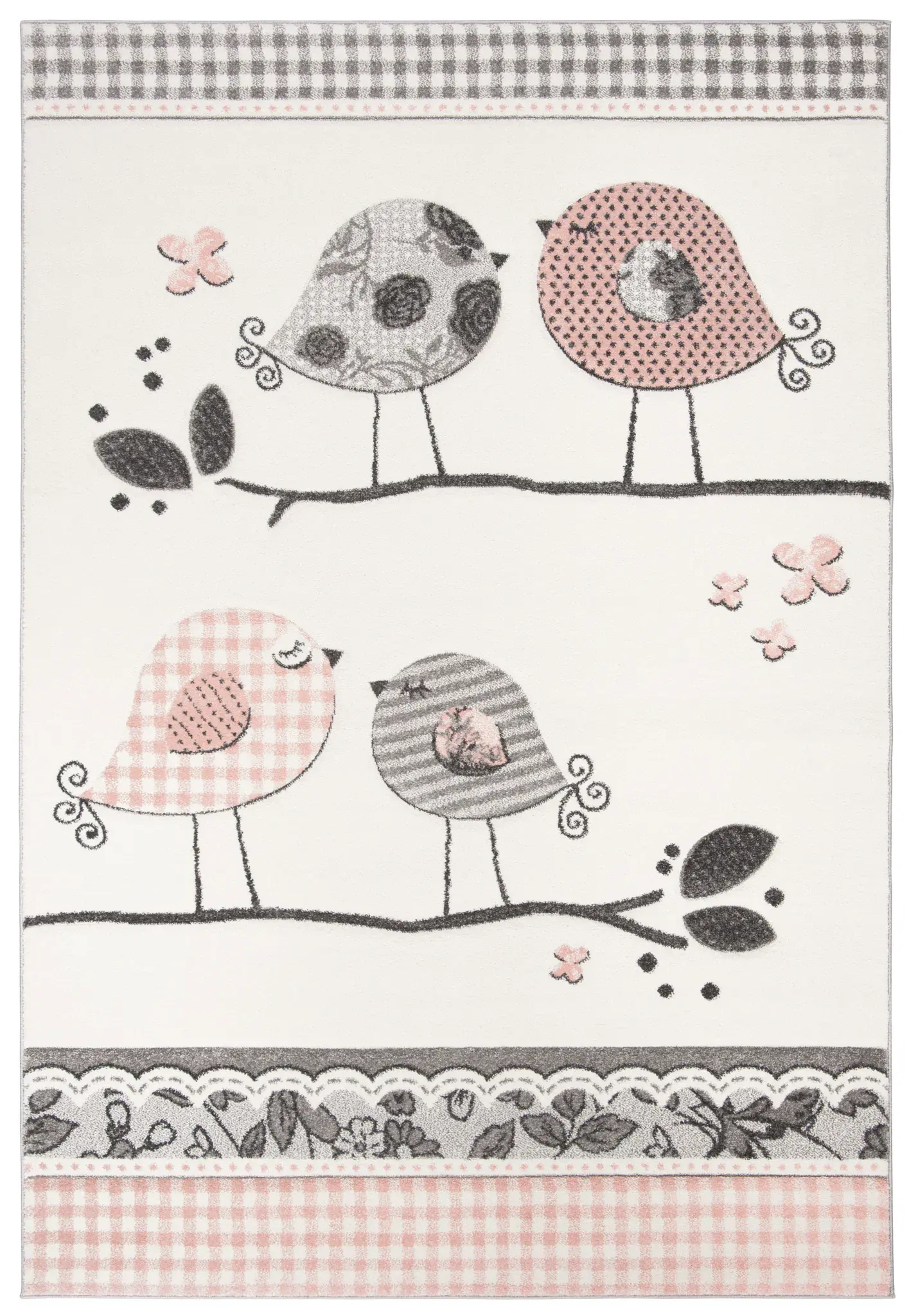 Carousel Kids Birds On Branch Rug
