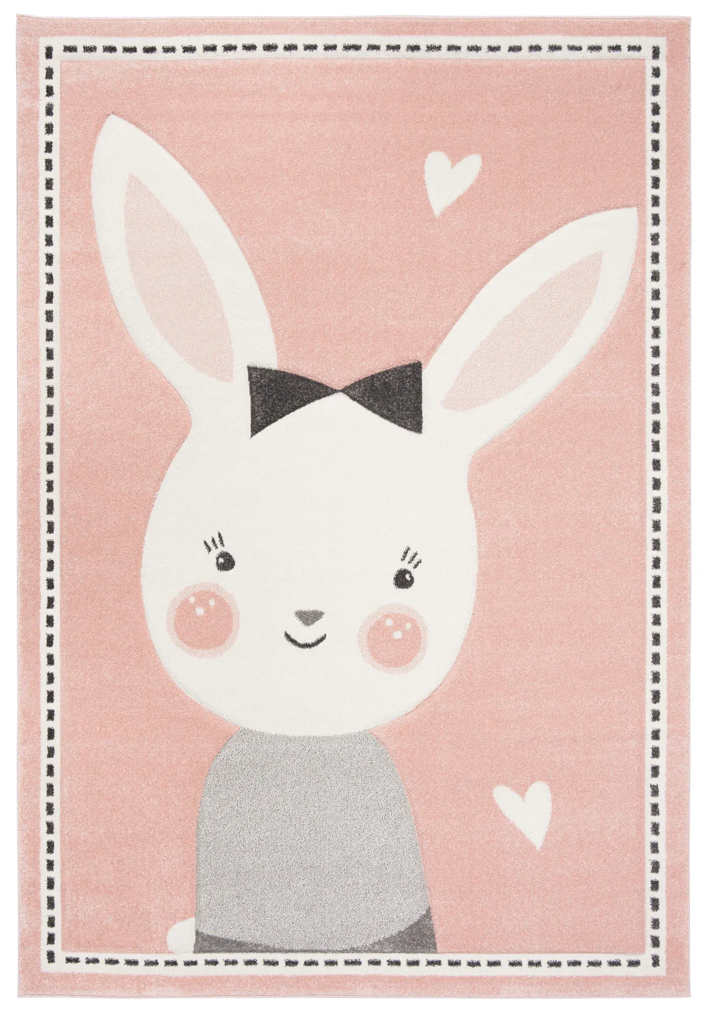Carousel Kids Bunny Heart Rug