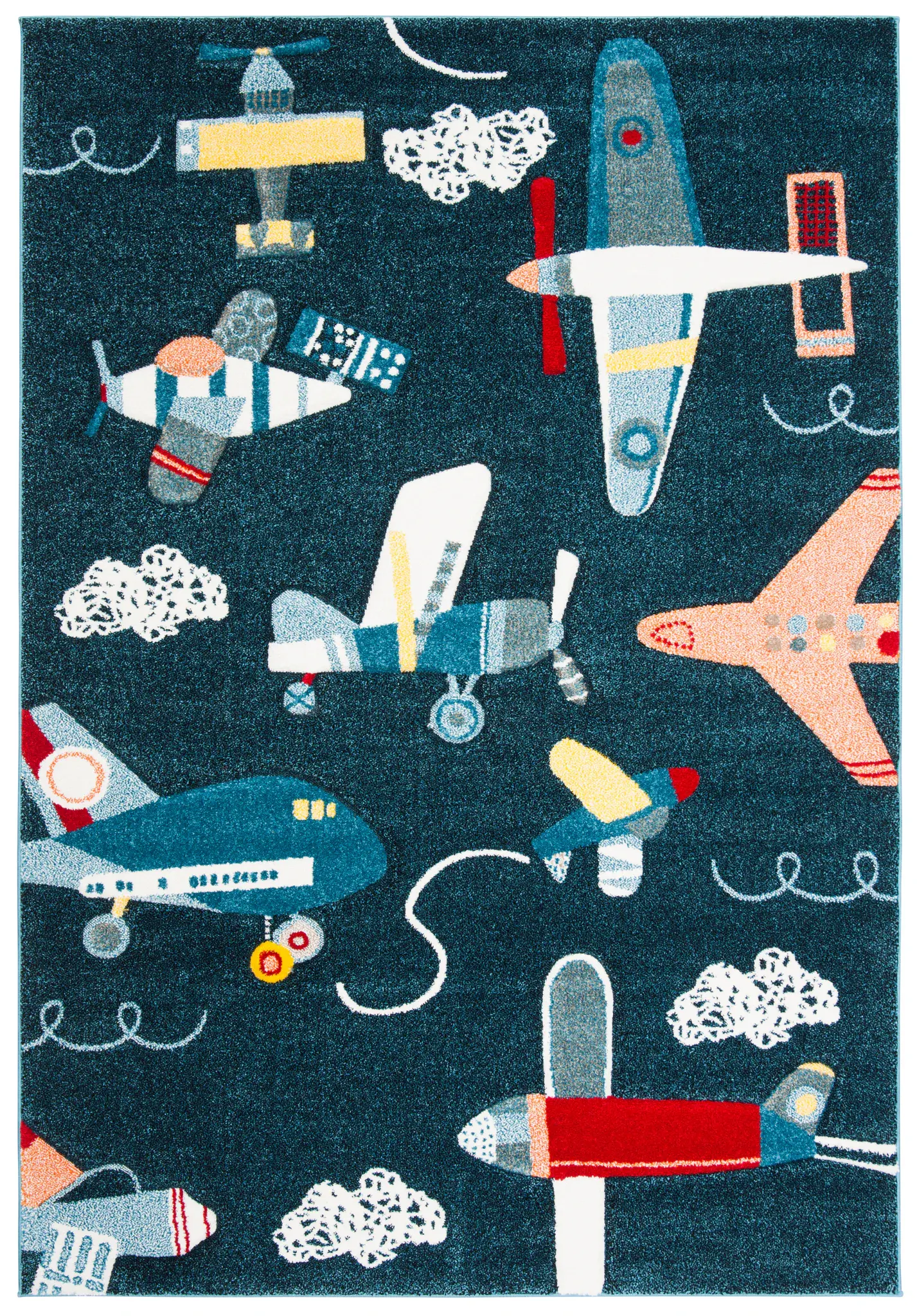 Carousel Kids Airplane Rug