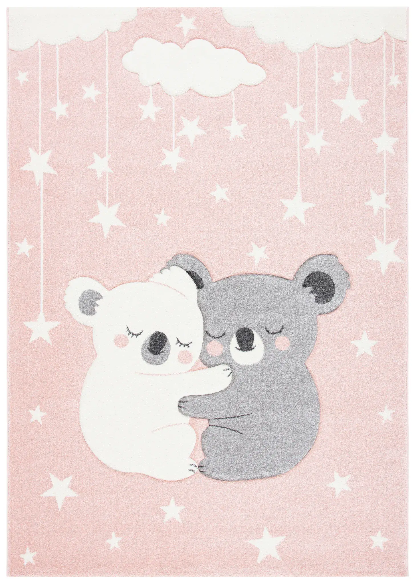Carousel Kids Hugging Koalas Rug