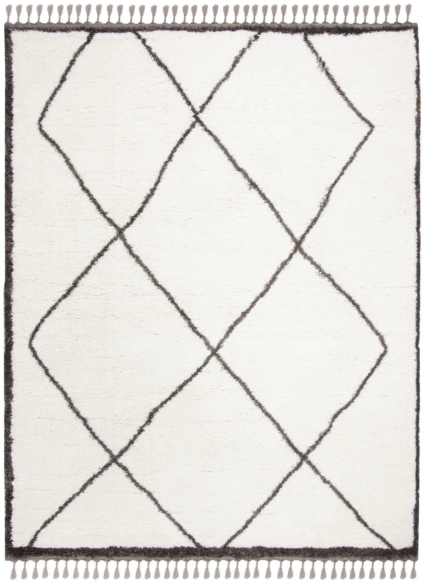 Carmella Moroccan Diamond Shag Rug