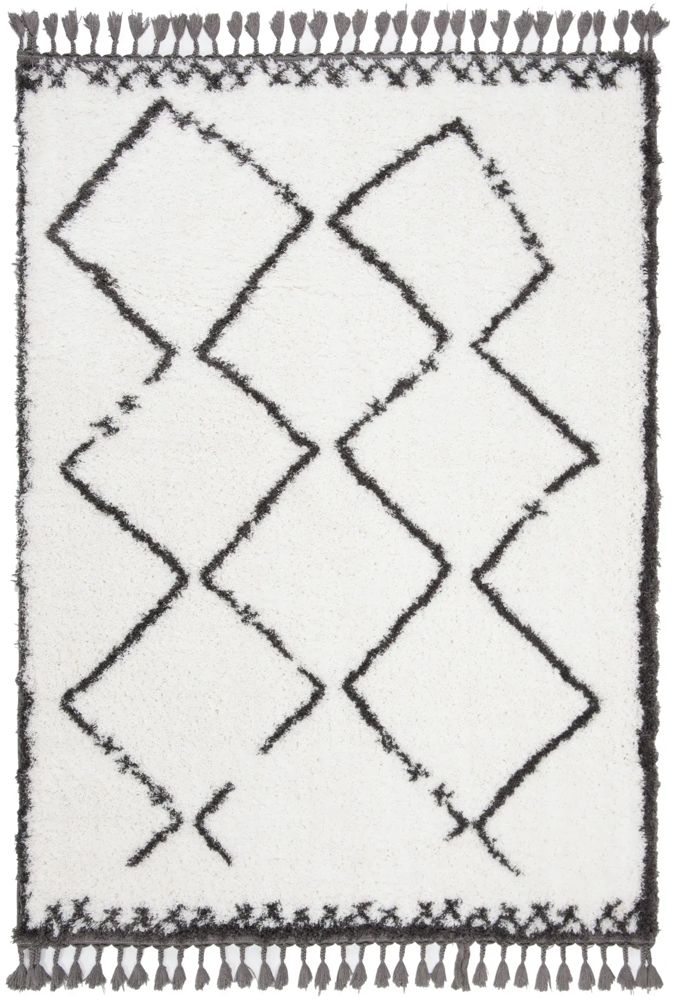 Carmella Diamond Trellis Shag Rug