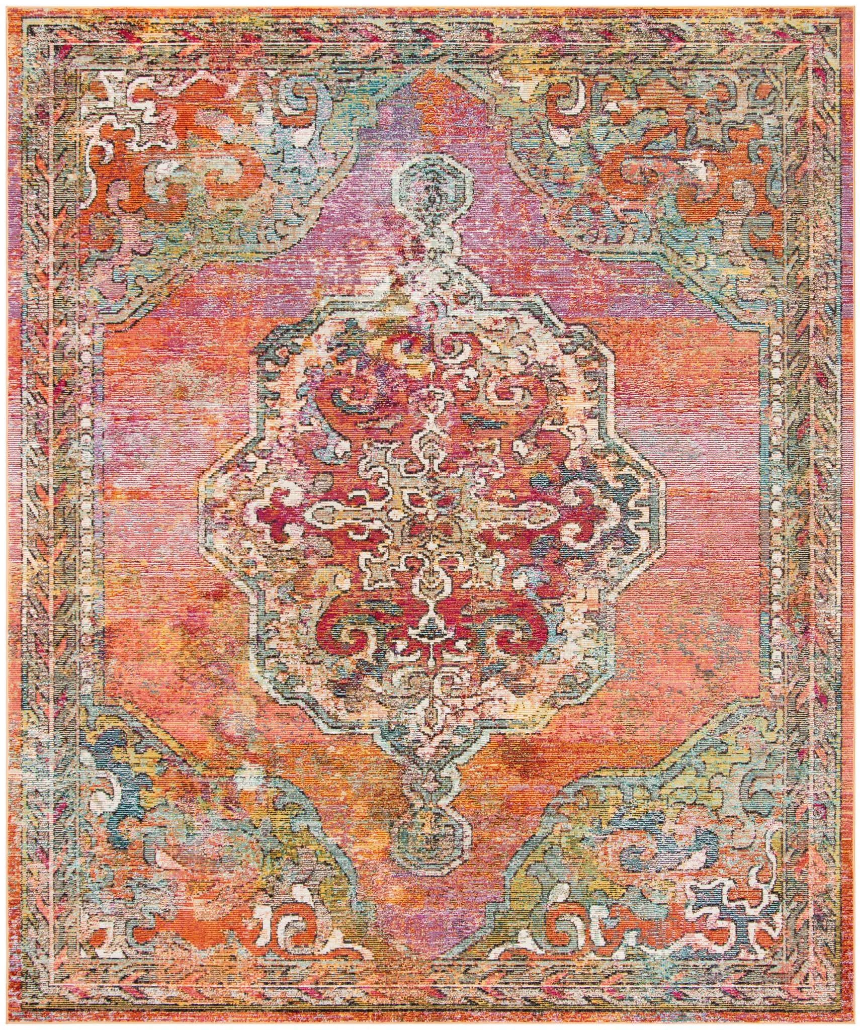 Crystal Baroque Medallion Rug
