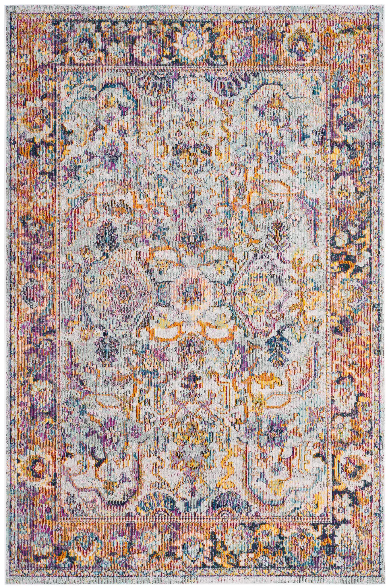 Crystal Allover Floral Rug