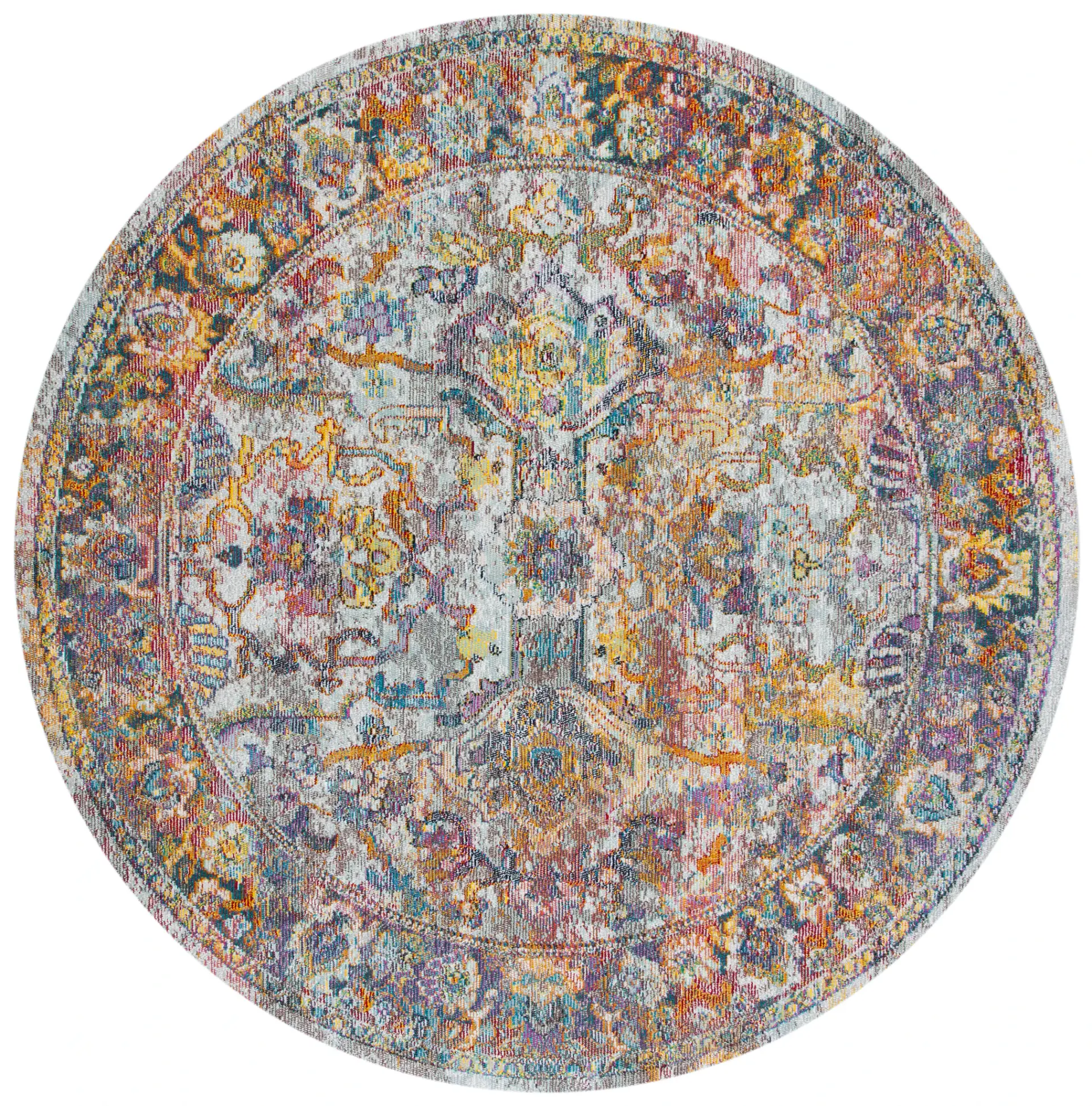 Crystal Allover Floral Rug