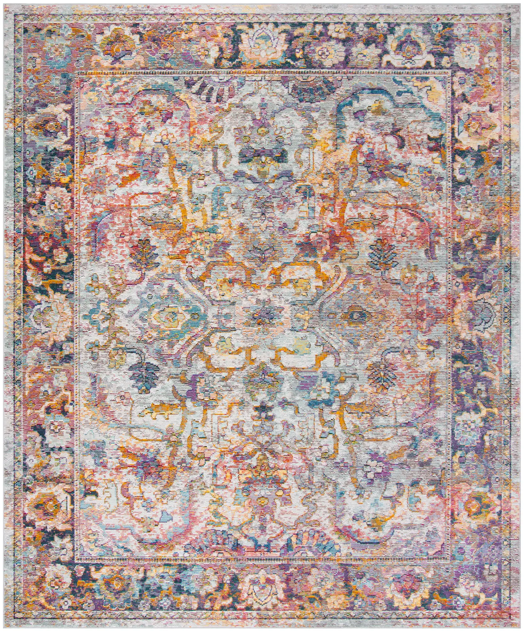Crystal Allover Floral Rug