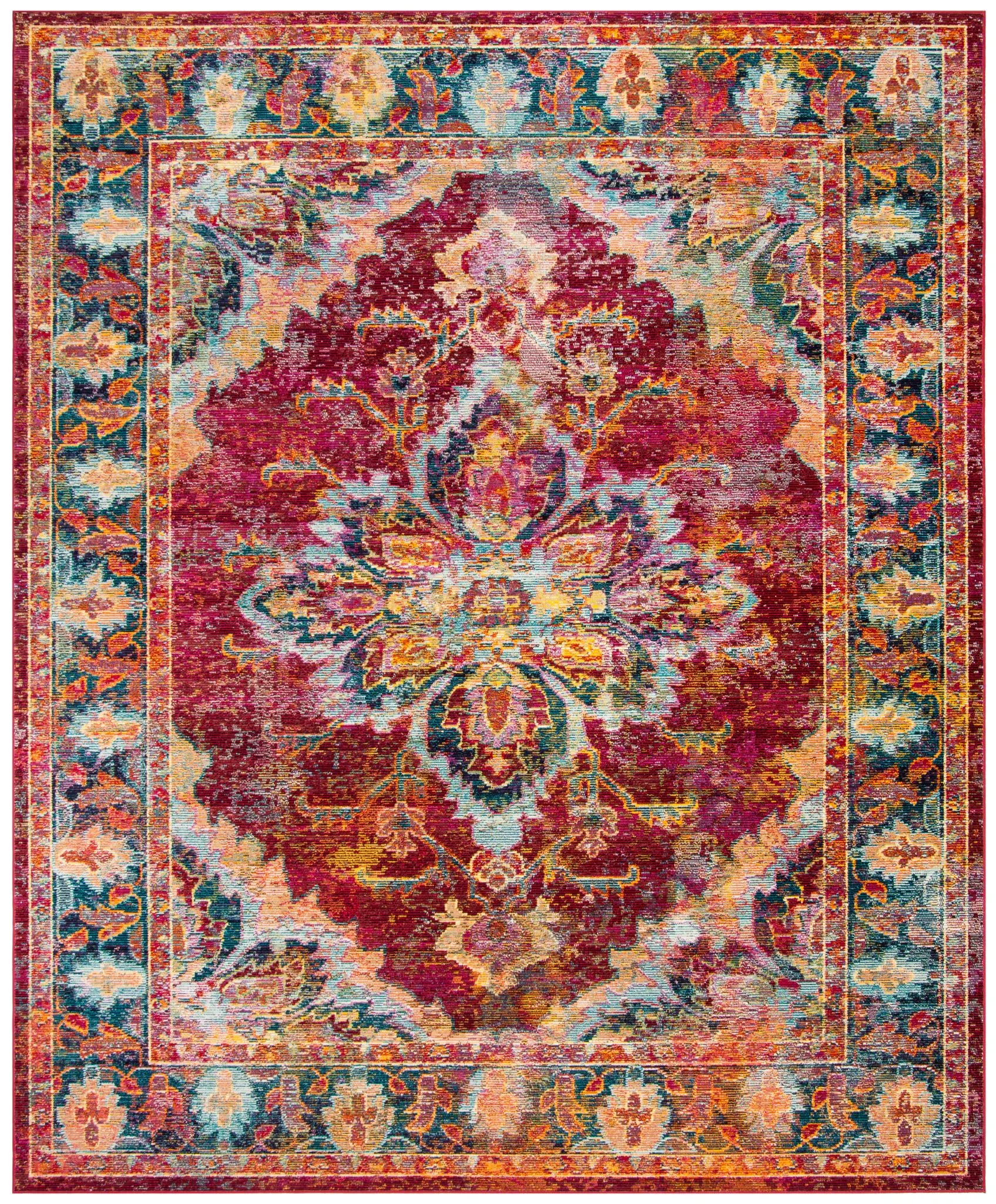 Crystal Faded Medallion Rug