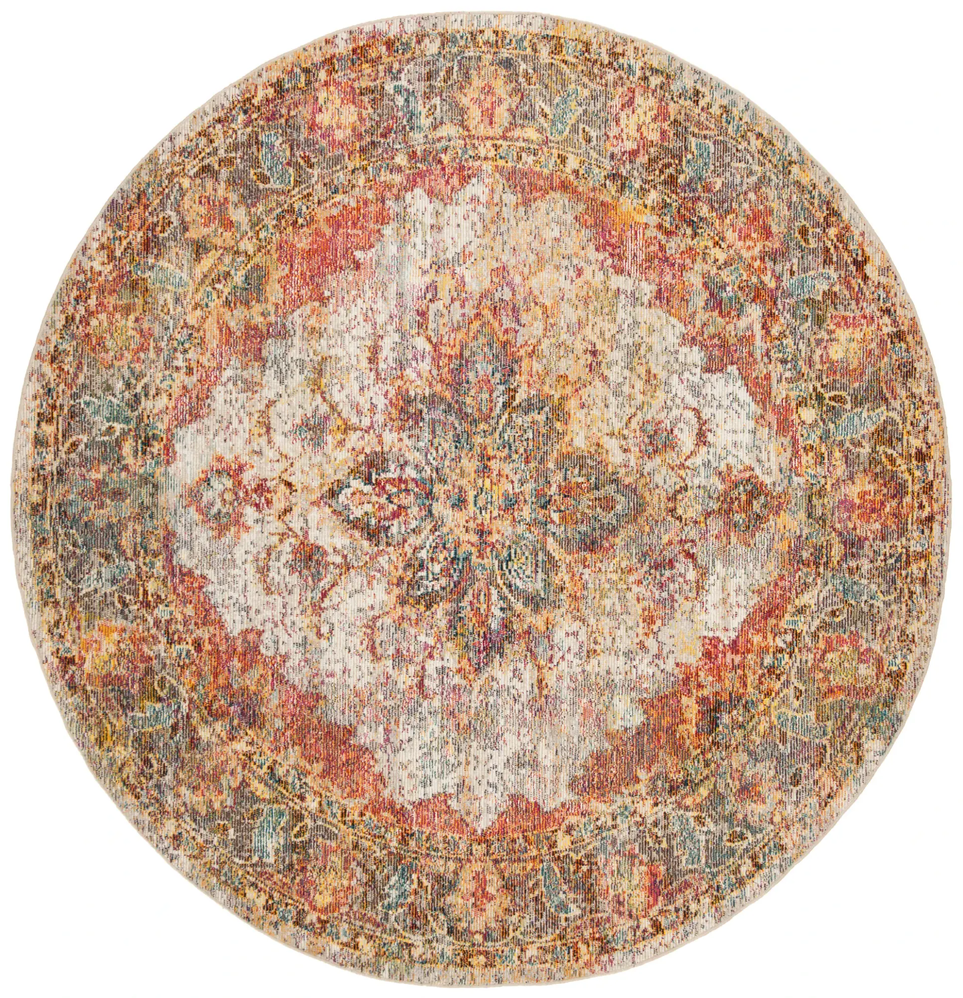 Crystal Faded Medallion Rug