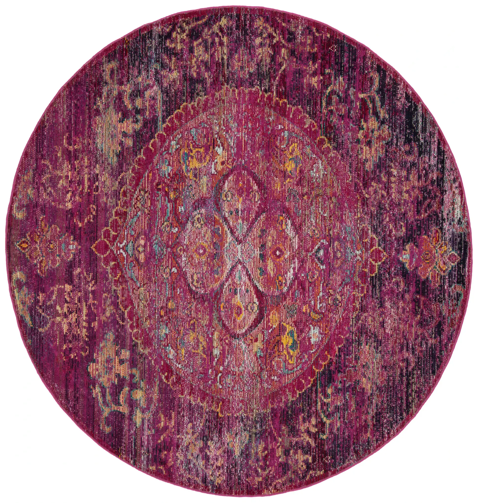 Crystal Round Medallion Rug