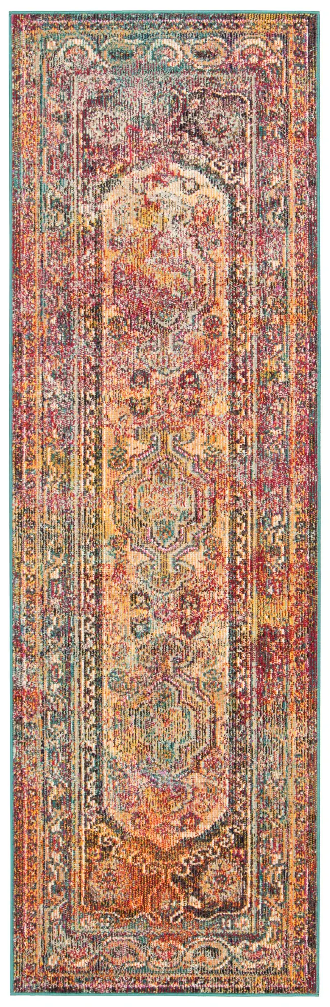 Crystal Hexagon Medallion Rug