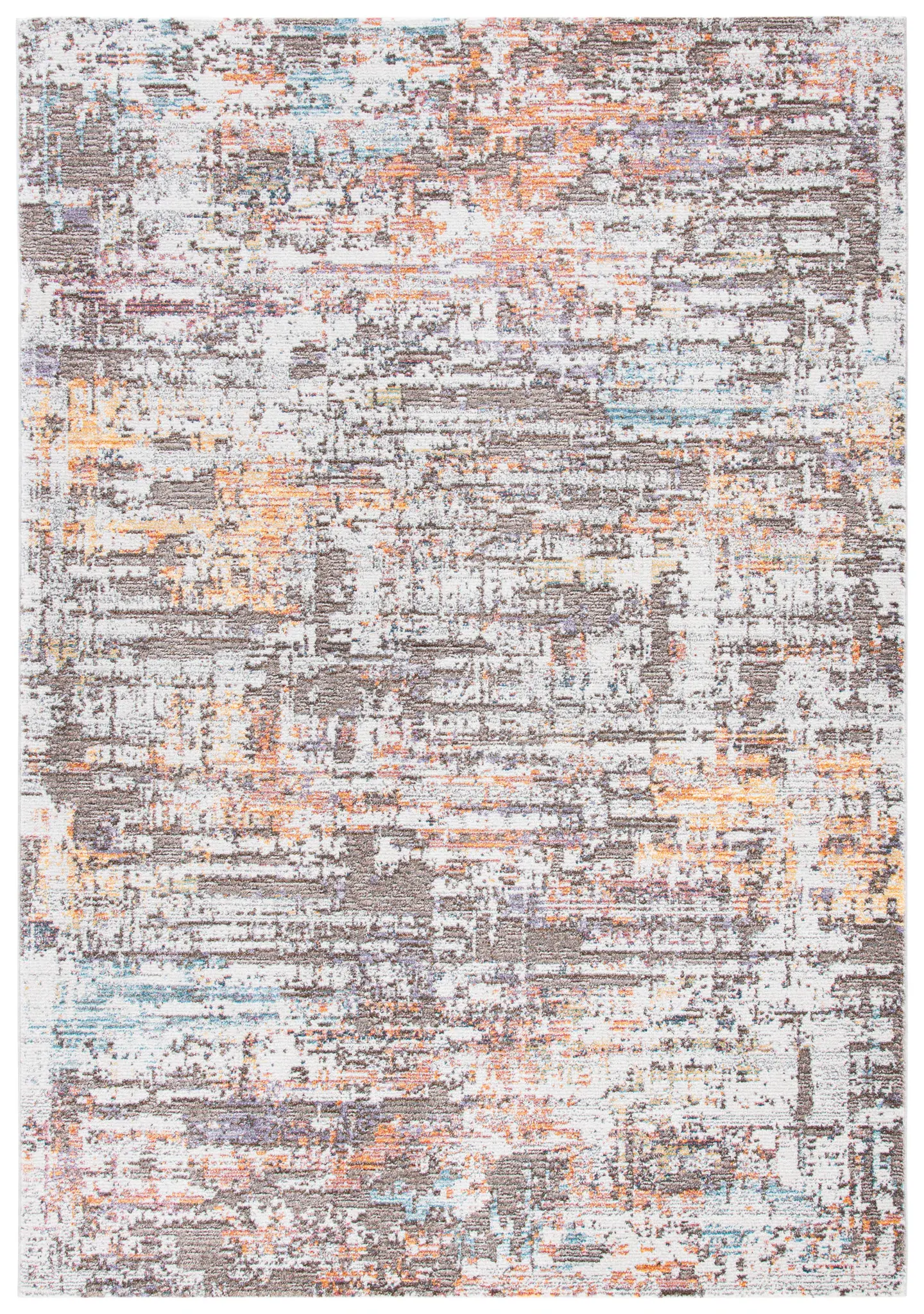 Crystal Abstract Striated Rug