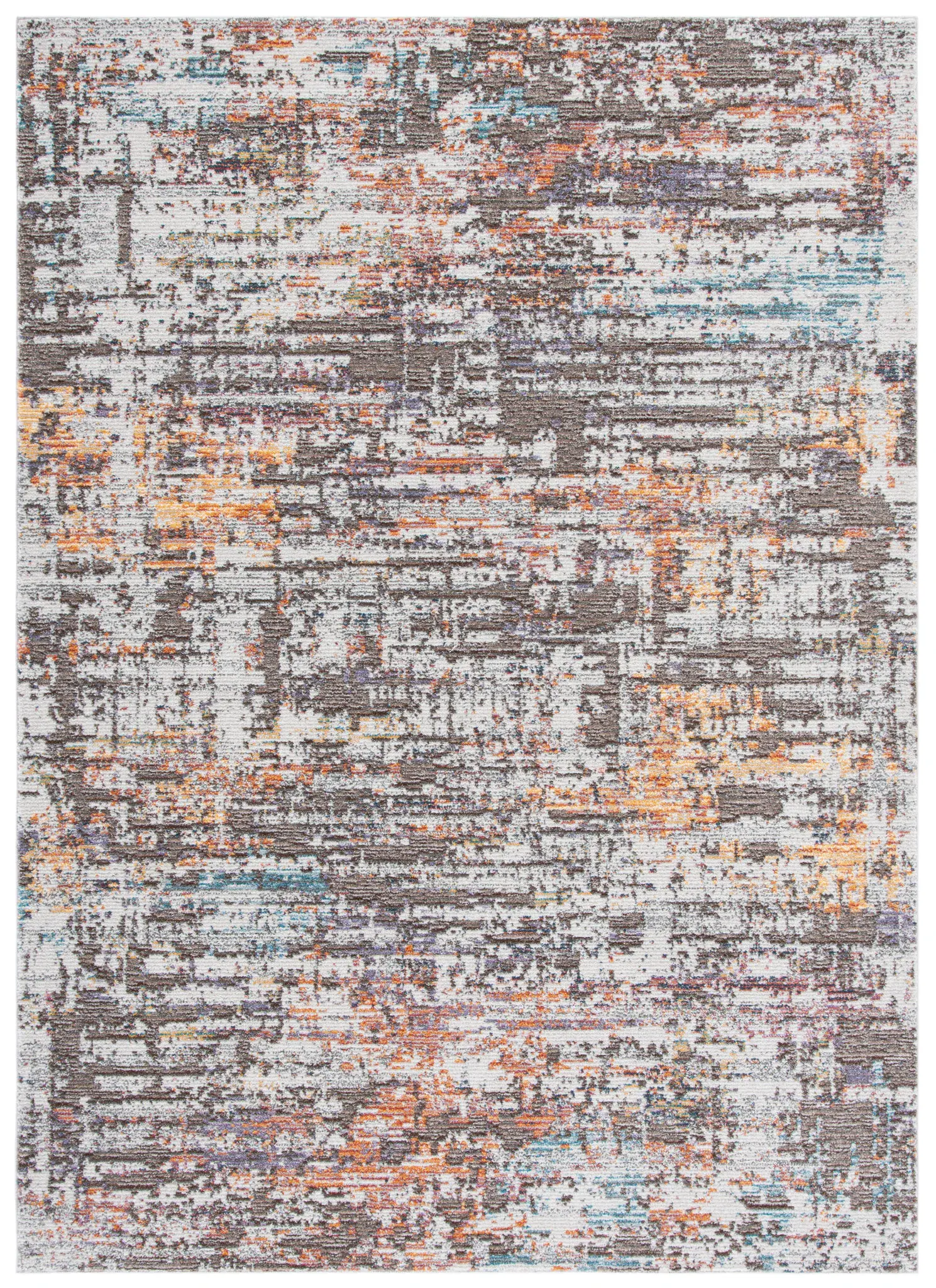 Crystal Abstract Wash Rug