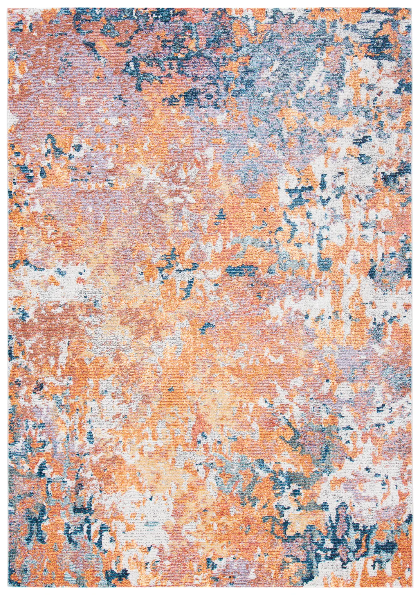 Crystal Mottled Abstract Rug