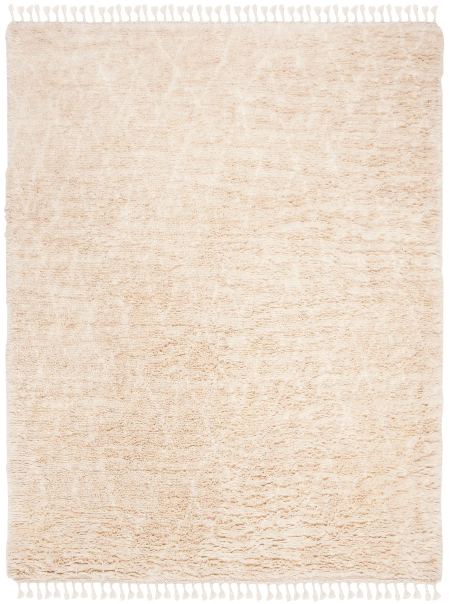 Casablanca Diamond Trellis Hand-Knotted Shag Wool Rug
