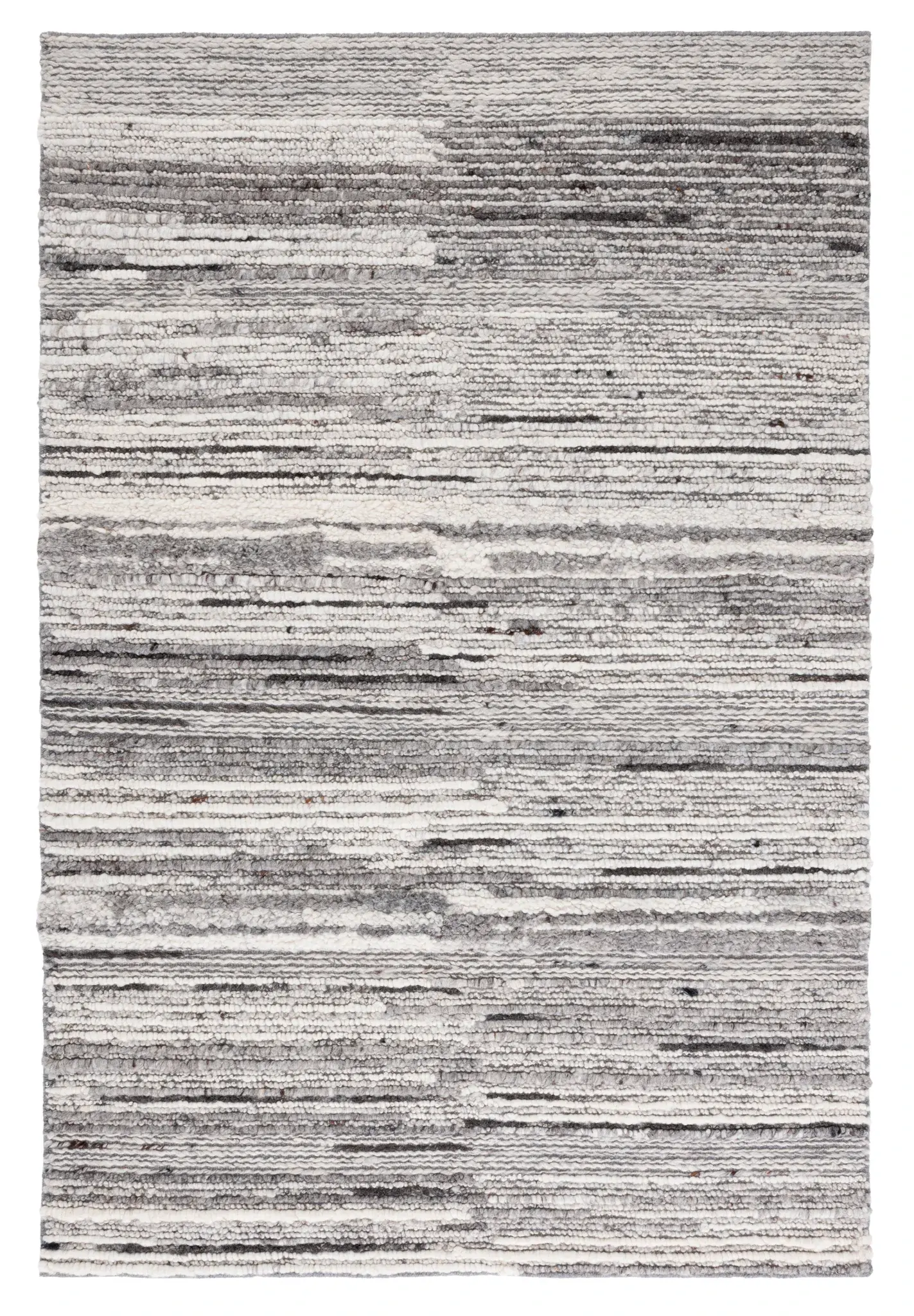 Casablanca Striped Hand-Woven Wool Rug