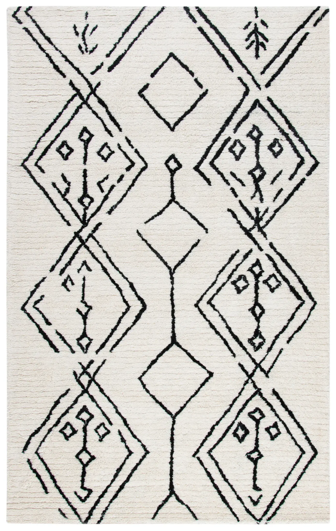 Casablanca Diamond Hand-Tufted Shag Rug