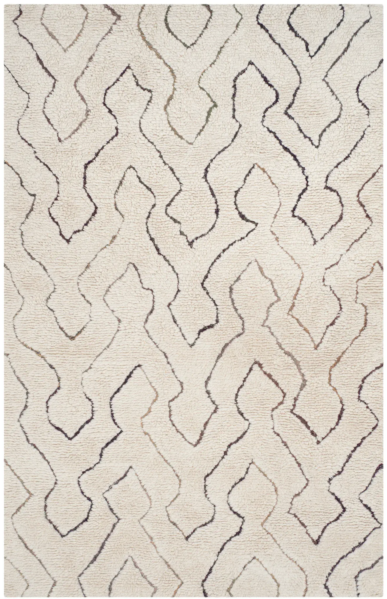 Casablanca Lattice Hand-Tufted Shag Rug
