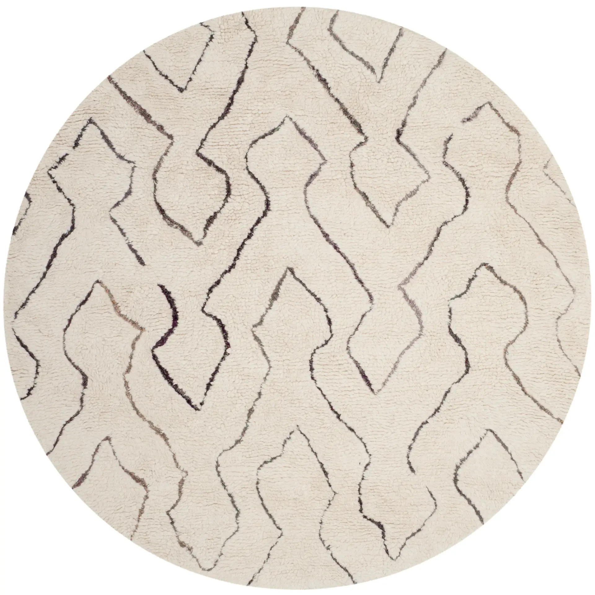 Casablanca Lattice Hand-Tufted Shag Rug