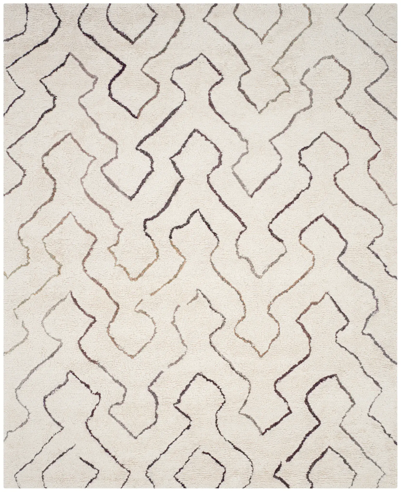 Casablanca Lattice Hand-Tufted Shag Rug