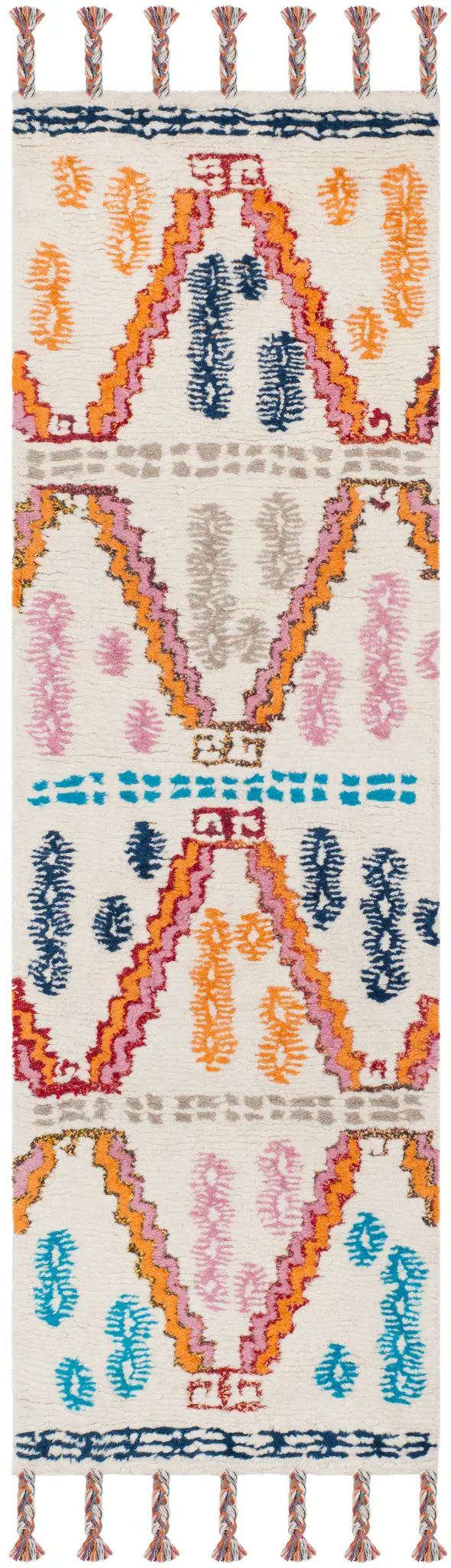 Casablanca Zigzag Hand-Tufted Shag Rug