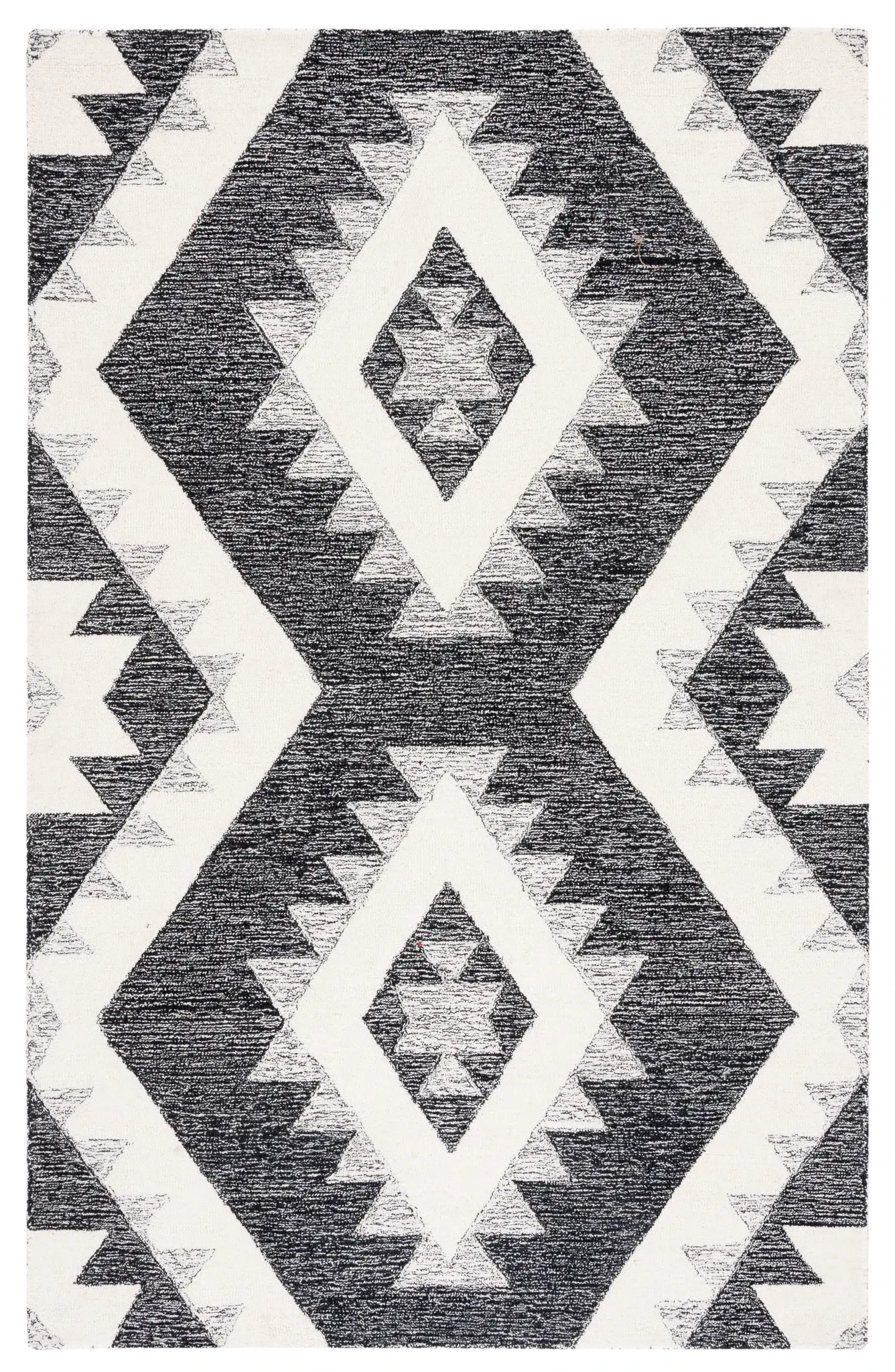 Casablanca Southwestern Diamond Hand-Tufted Wool Rug