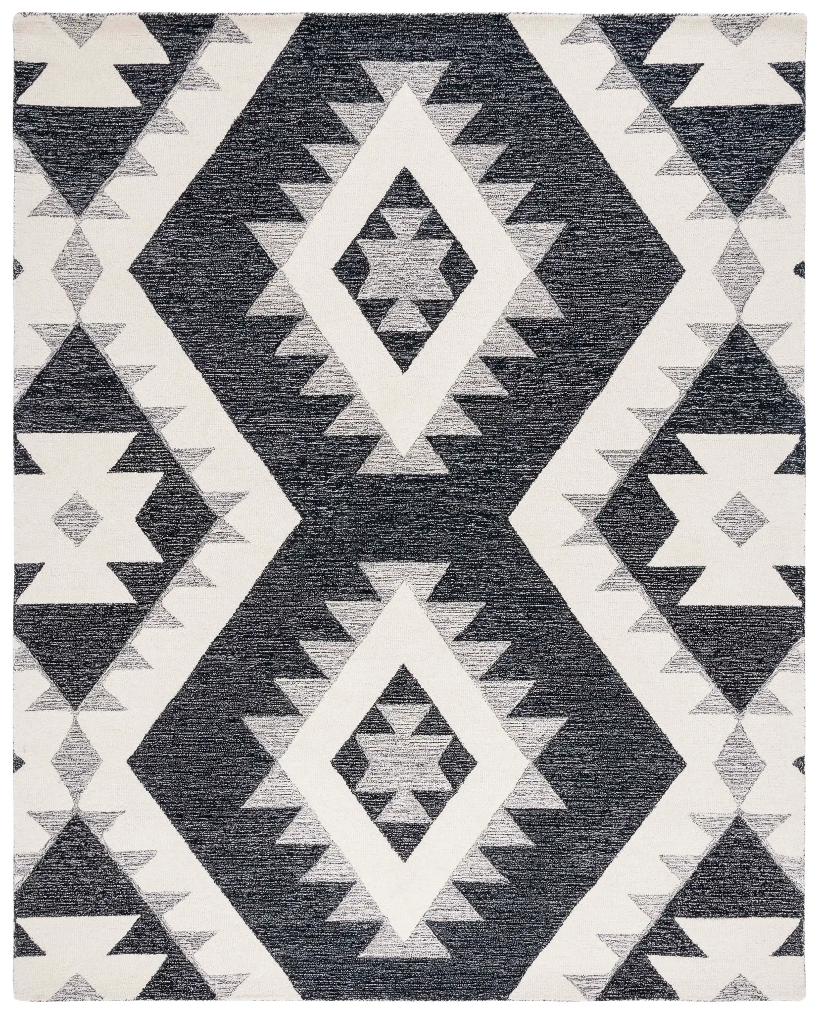 Casablanca Southwestern Diamond Hand-Tufted Wool Rug