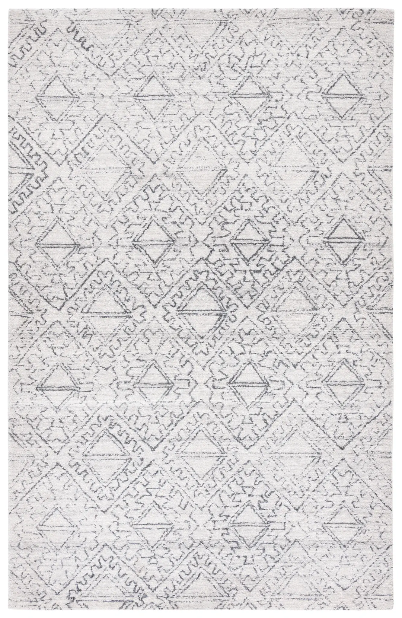Casablanca Tribal Diamond Hand-Tufted Rug